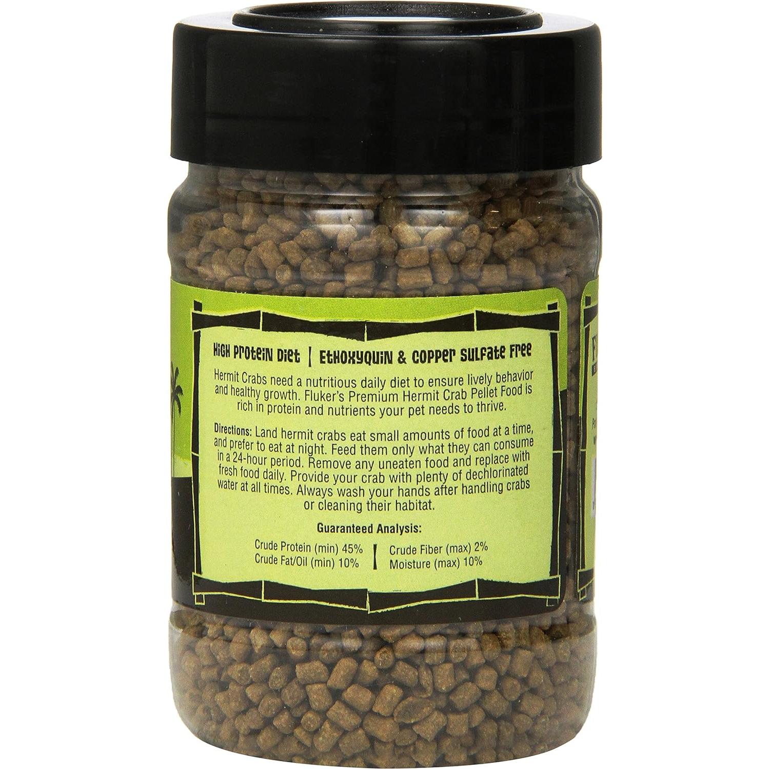Comida en Pellets Premium Fluker para Cangrejos Ermitaños 85 g