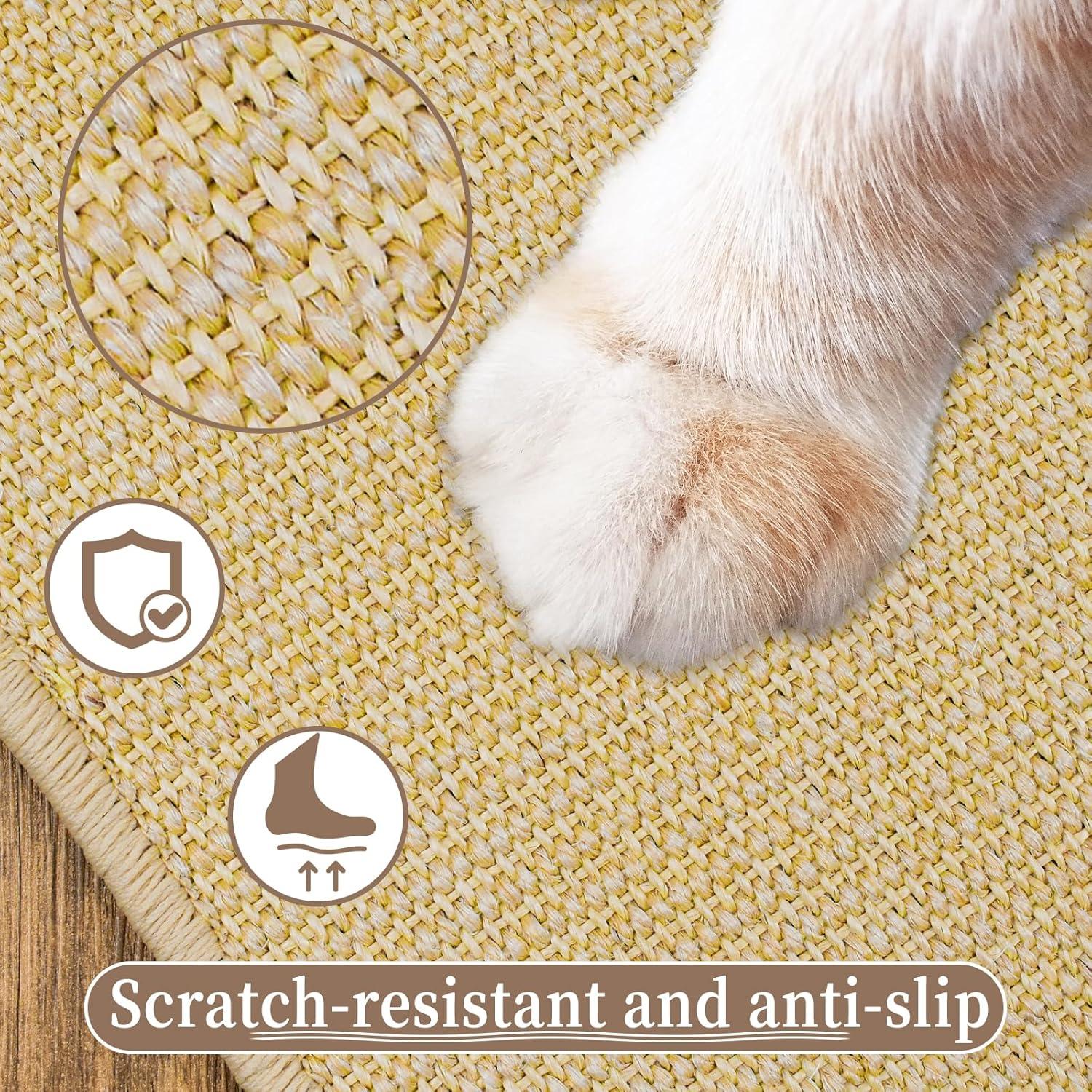 Alfombra de Rascado para Conejos Aifong 40.64x30.48cm Natural