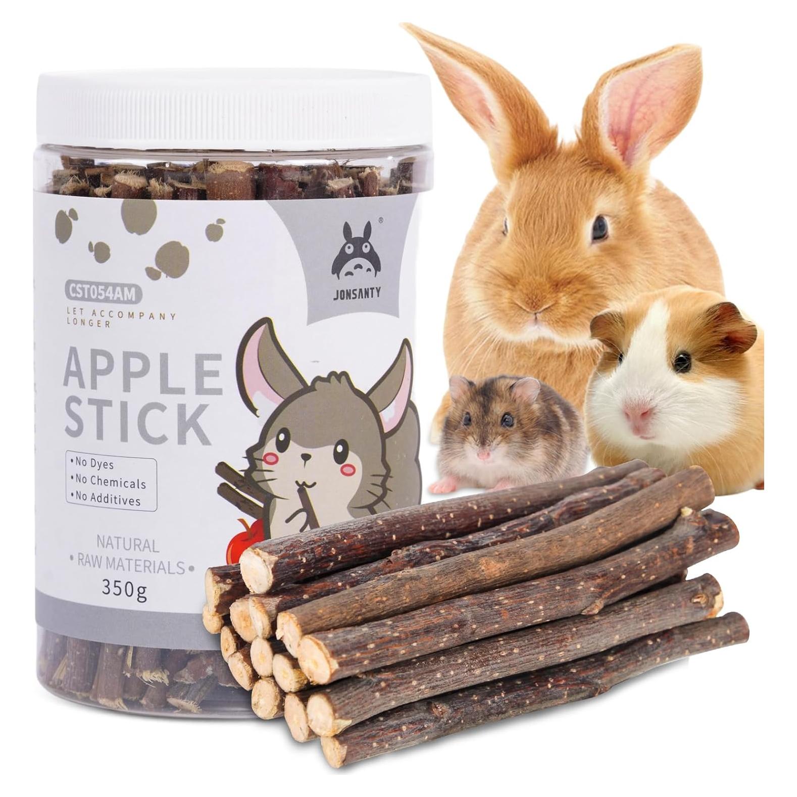 Palitos de Manzana Naturales JONSANTY 330g para Conejos