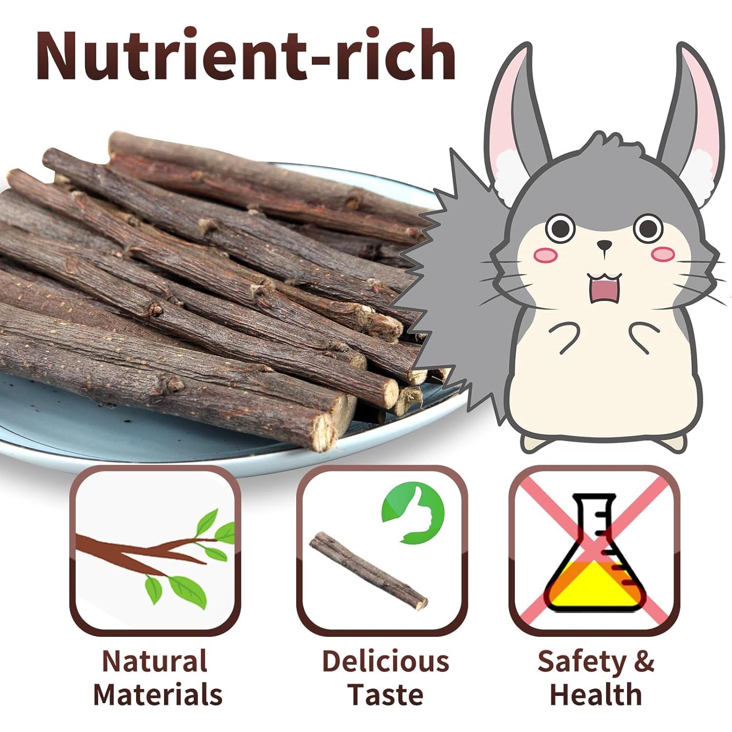 Palitos de Manzana Naturales JONSANTY 330g para Conejos