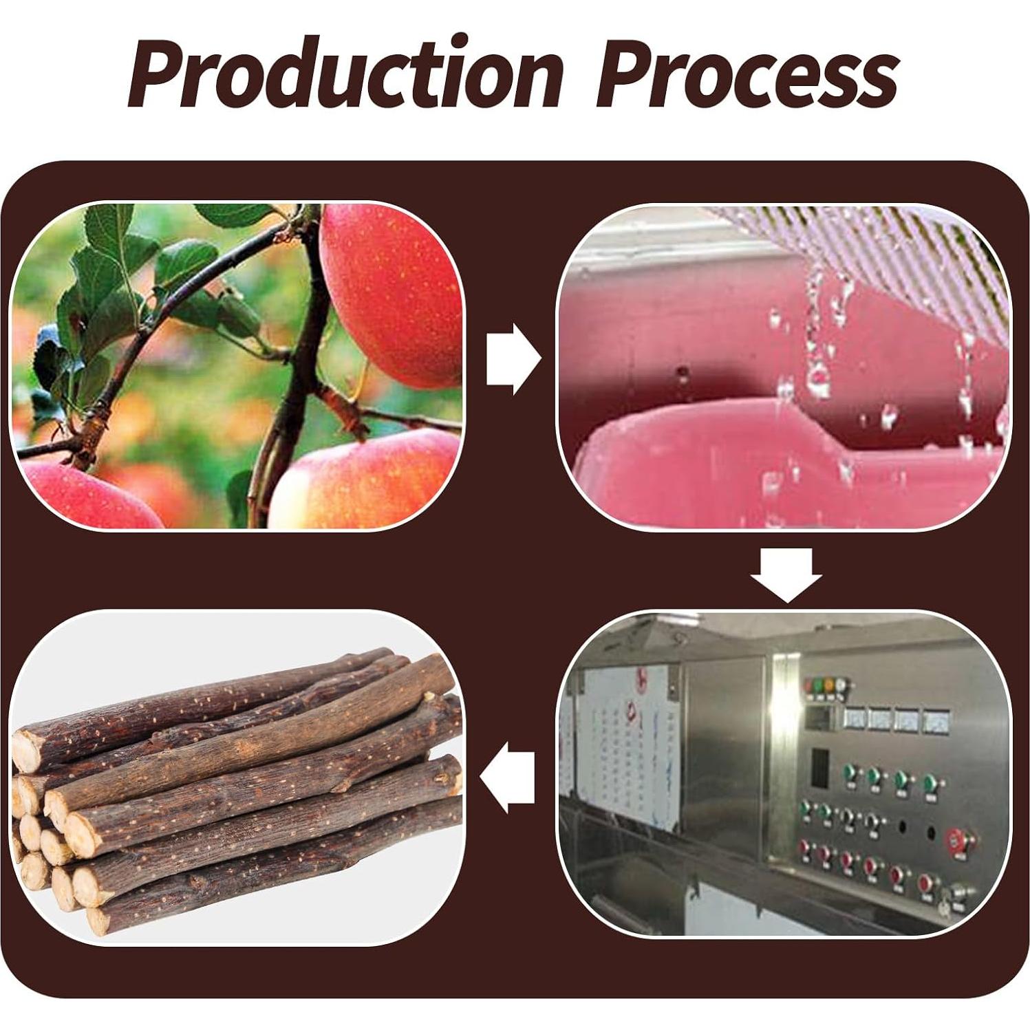 Palitos de Manzana Naturales JONSANTY 330g para Conejos