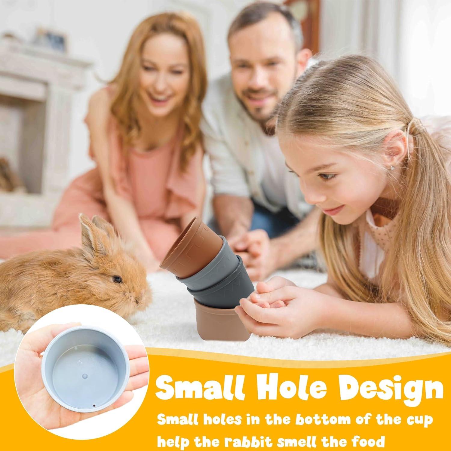 8 Tazas Apilables para Conejos Starfa Lab - Juguetes Coloridos