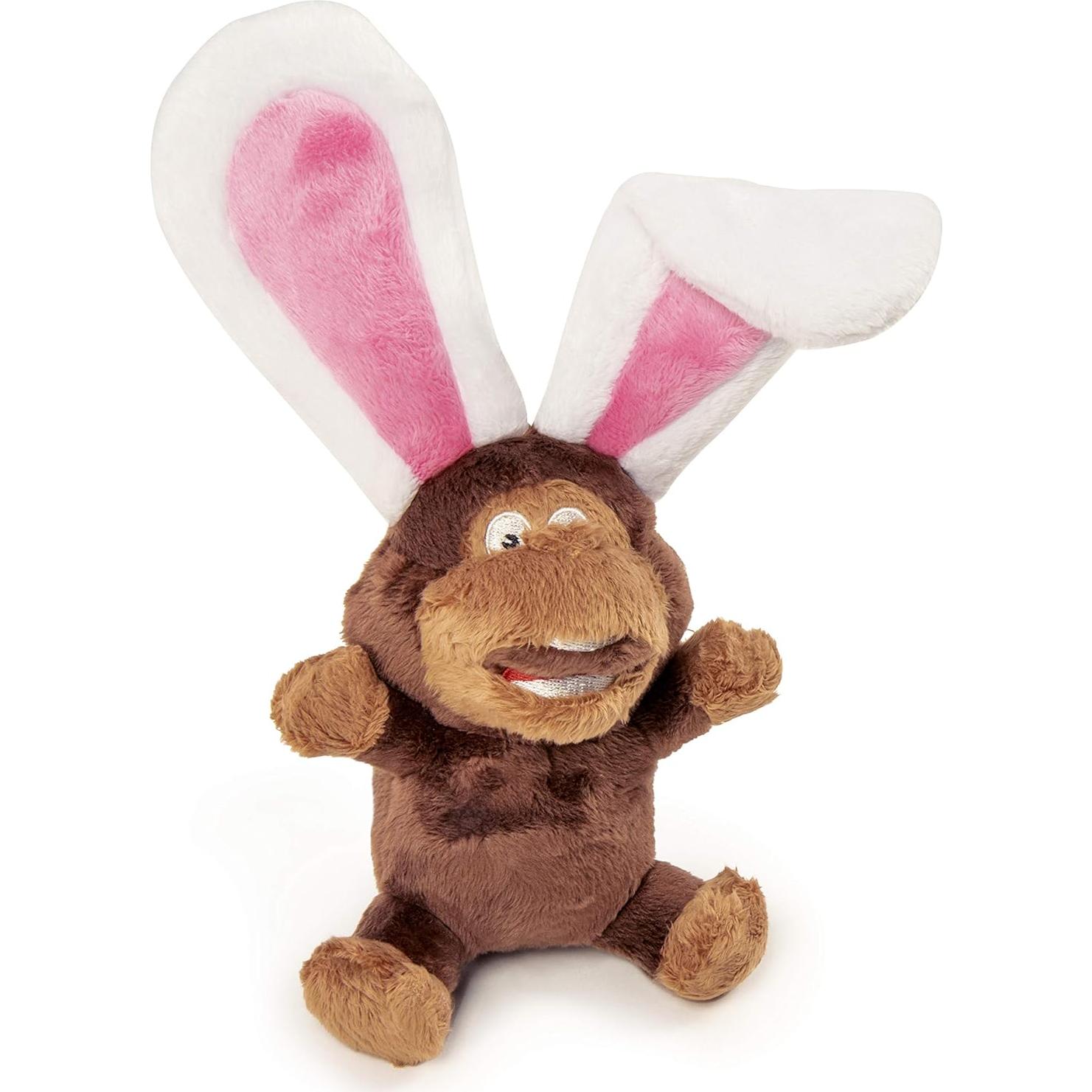 Juguete de Peluche para Perros goDog Flips Mono-Conejo Pequeño