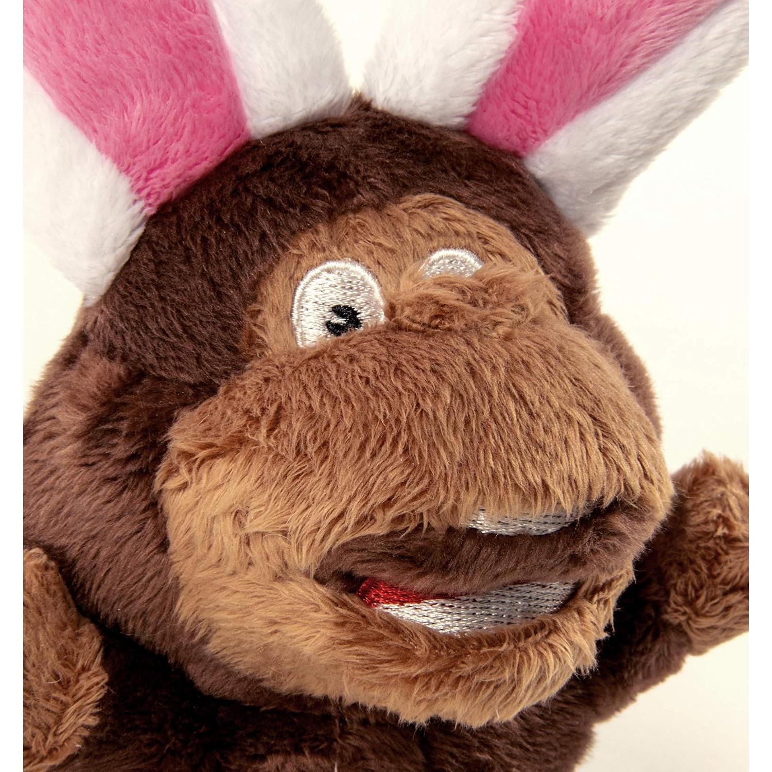 Juguete de Peluche para Perros goDog Flips Mono-Conejo Pequeño