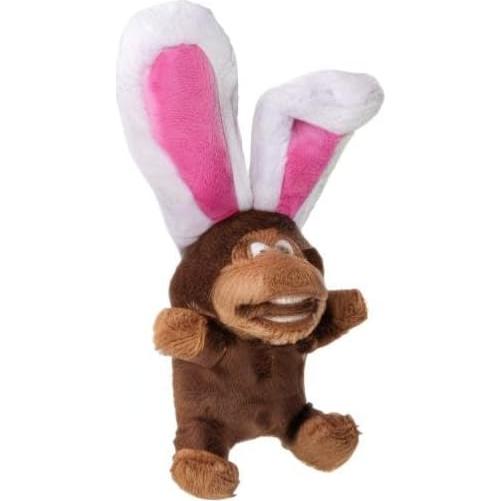 Juguete de Peluche para Perros goDog Flips Mono-Conejo Pequeño