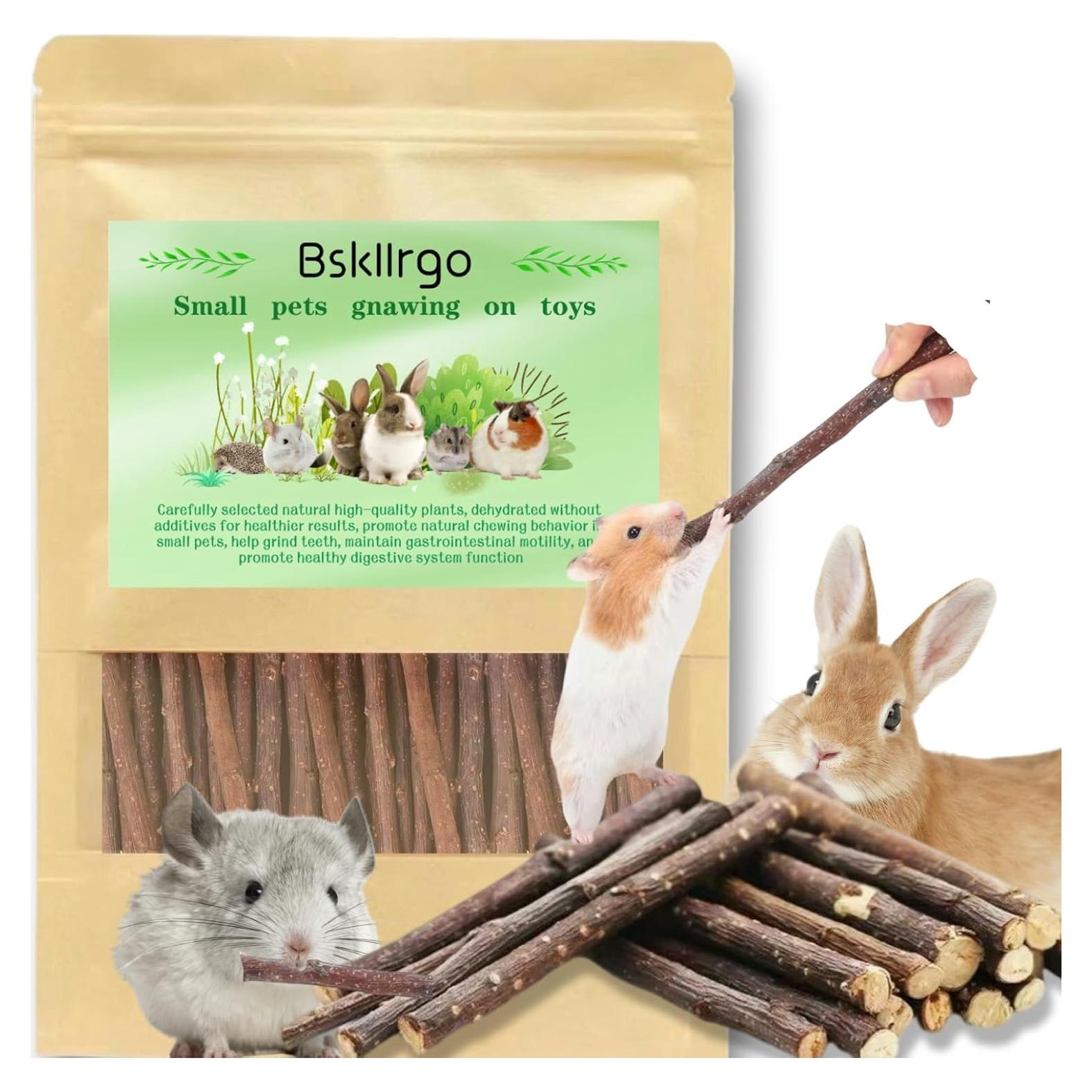 Palitos de Madera de Manzana Natural 550g para Roedores