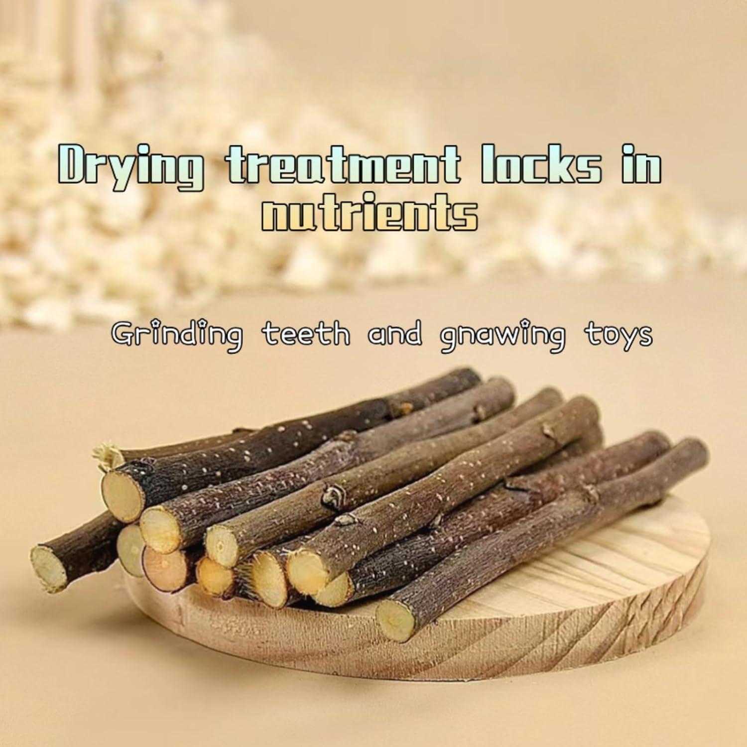 Palitos de Madera de Manzana Natural 550g para Roedores