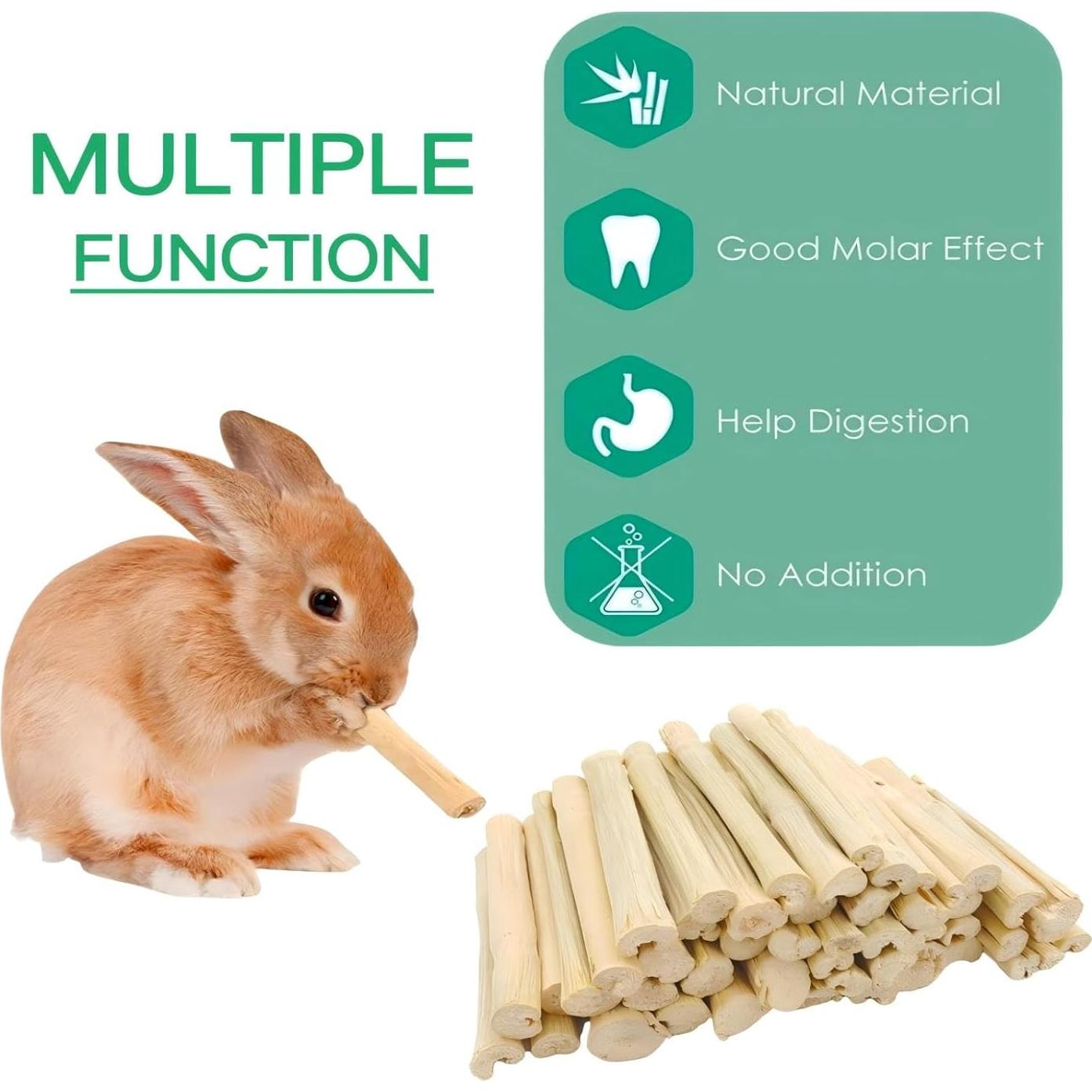 Palitos de Bambú Dulce 700g XLpeixin para Conejos y Hámsters