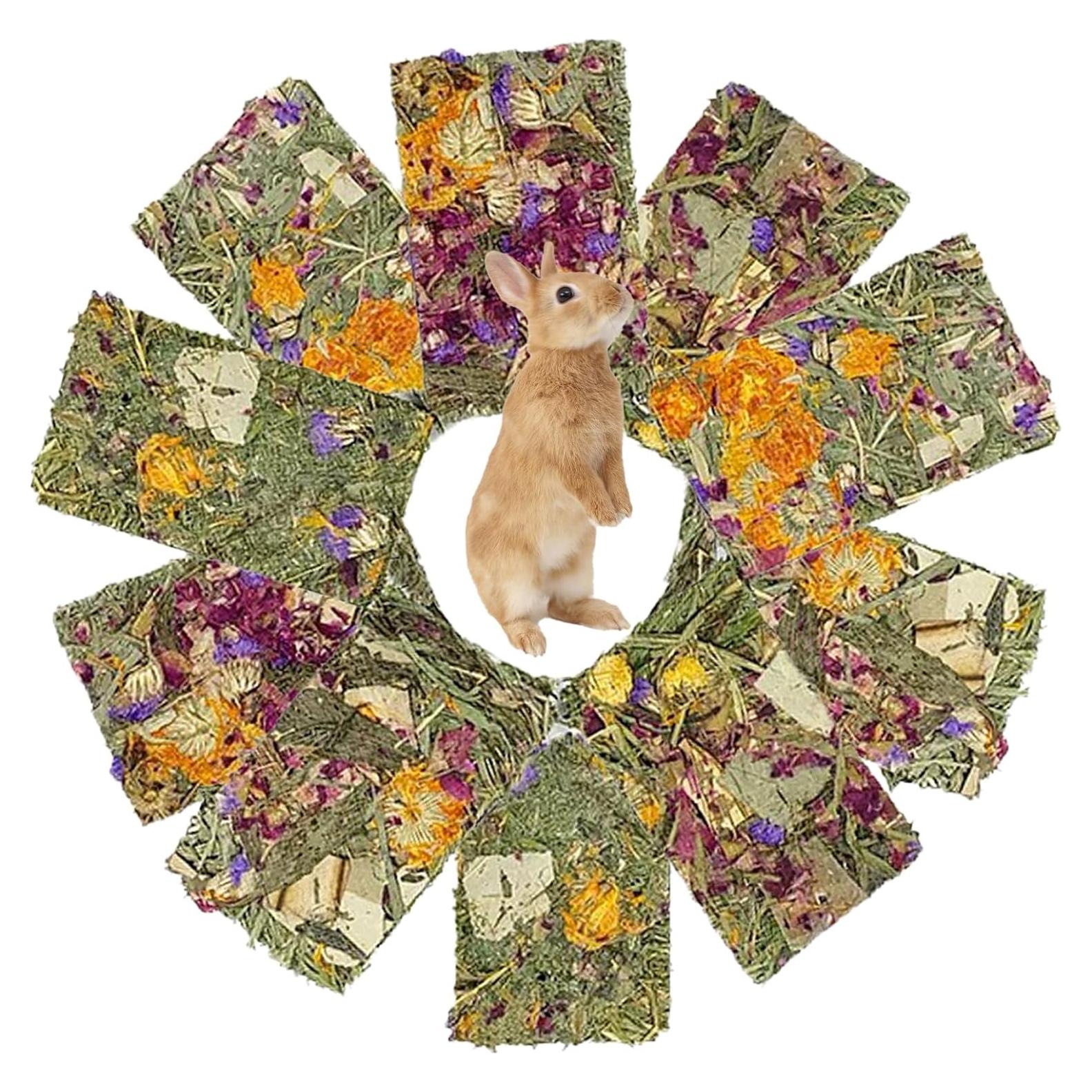 10 Juguetes Naturales para Roer Conejos MUYG - Heno Timothy