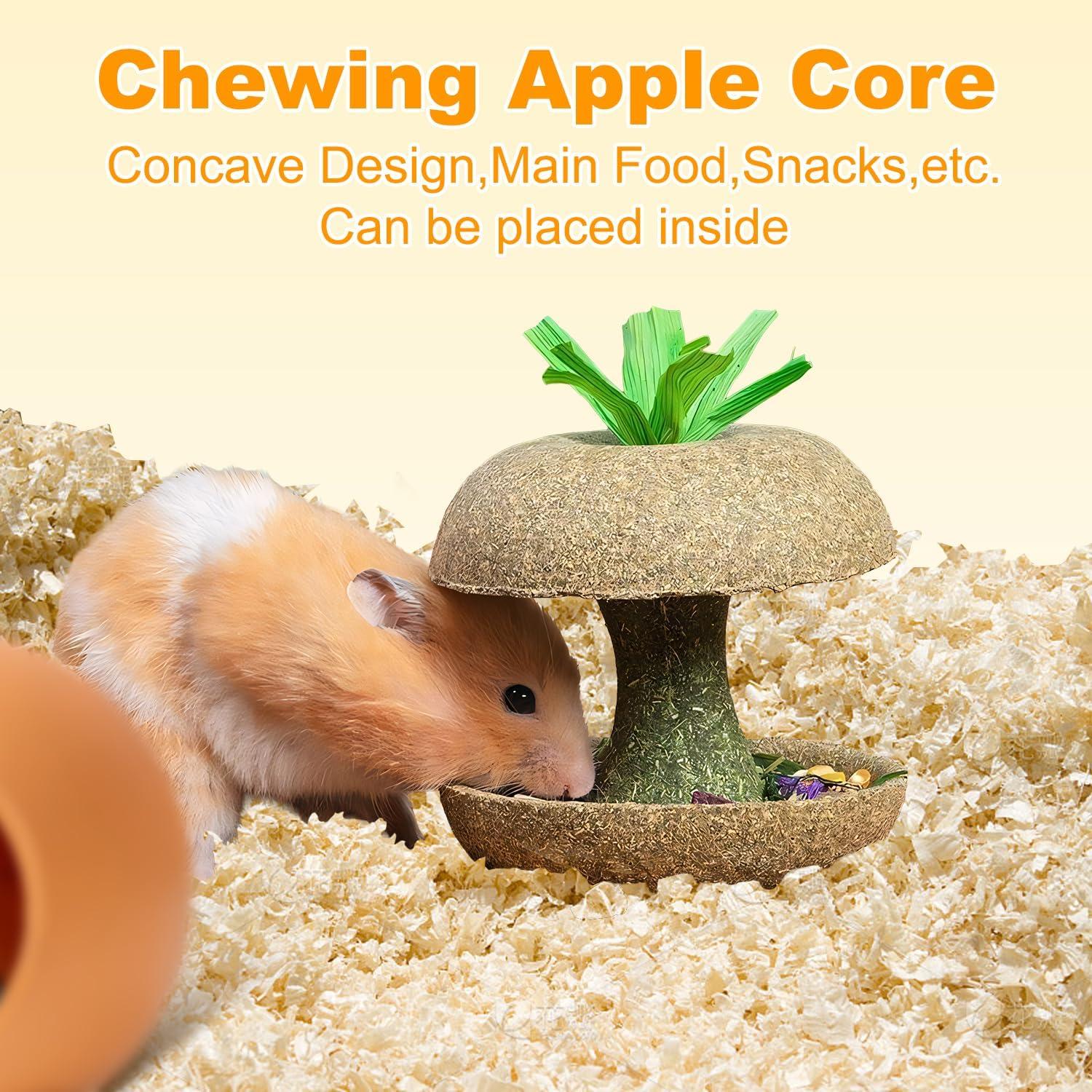 Juguete de Masticar Natural para Hámster y Conejo Xuanda