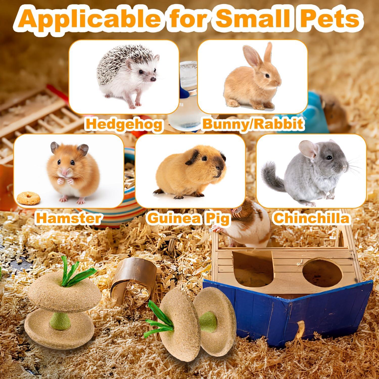 Juguete de Masticar Natural para Hámster y Conejo Xuanda