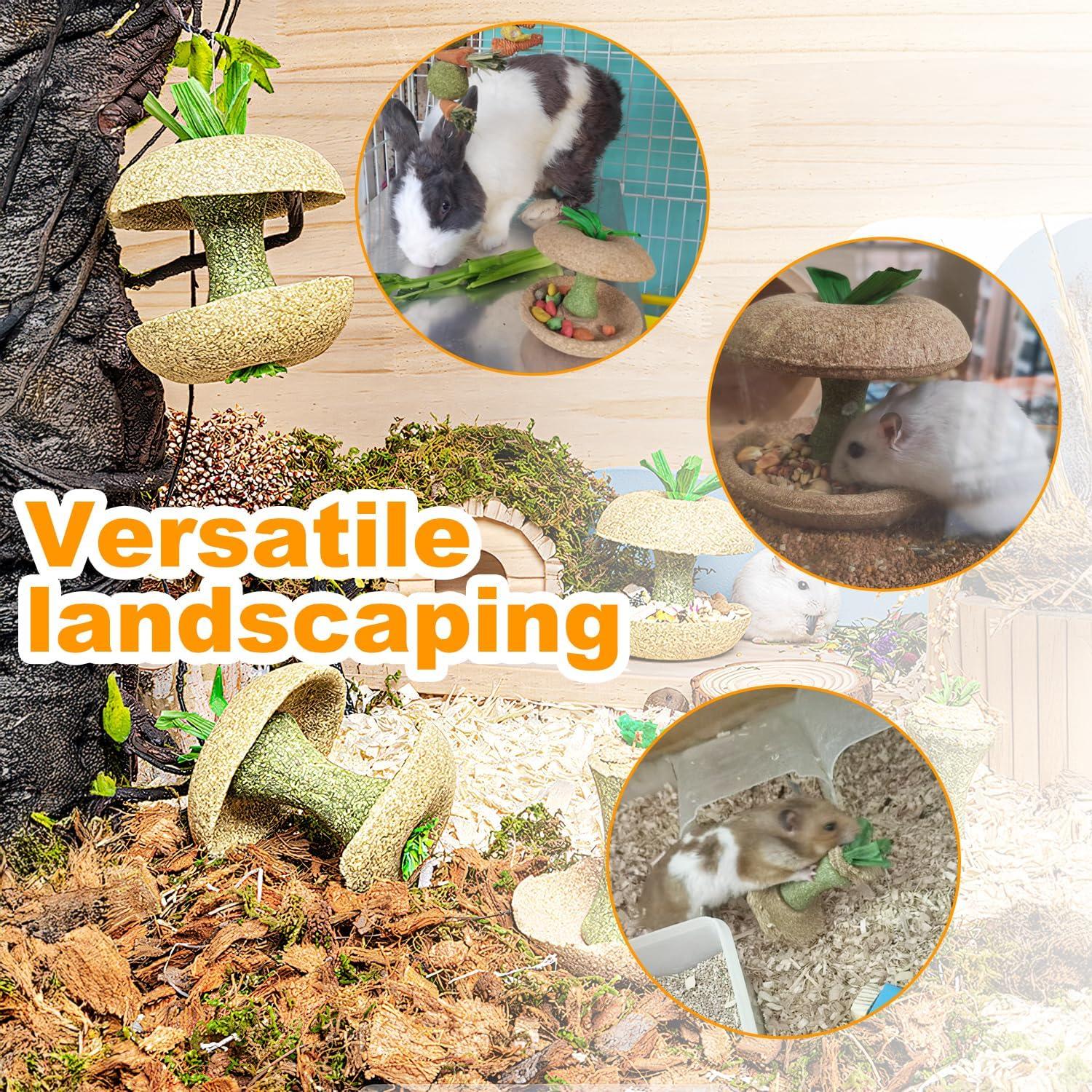 Juguete de Masticar Natural para Hámster y Conejo Xuanda