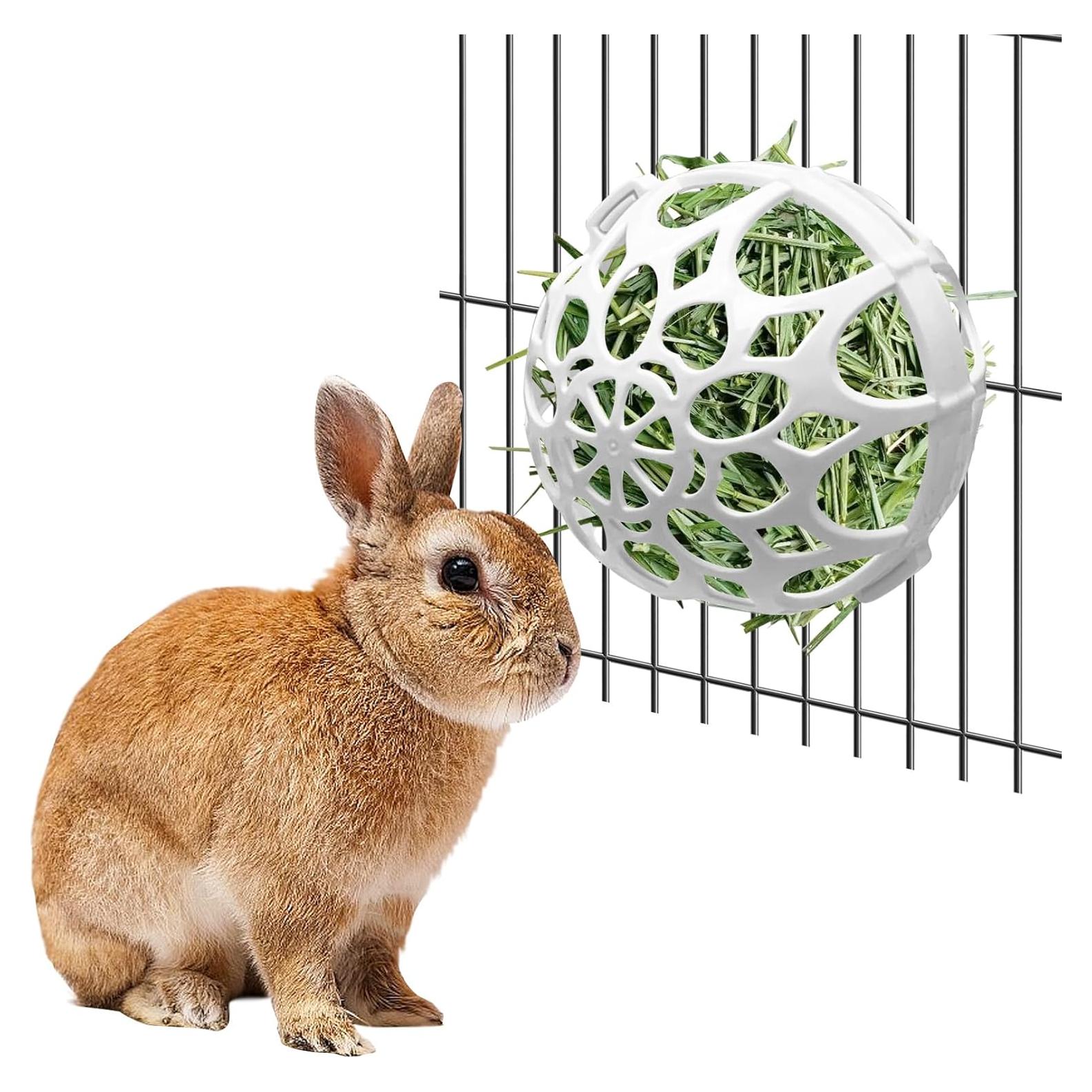 Alimentador de Heno para Conejos Tfwadmx - Bola de Plástico 10.9 cm