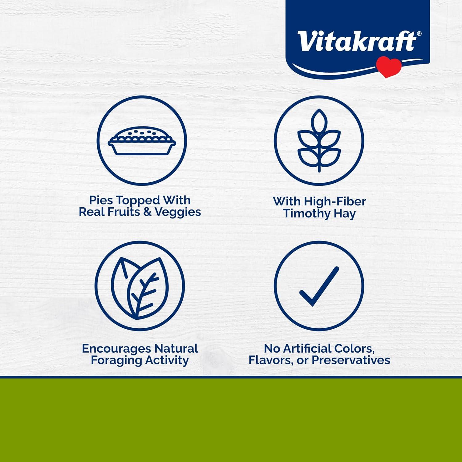 Golosina Vitakraft Veggie & Fruity Pie para Conejos y Hámsters