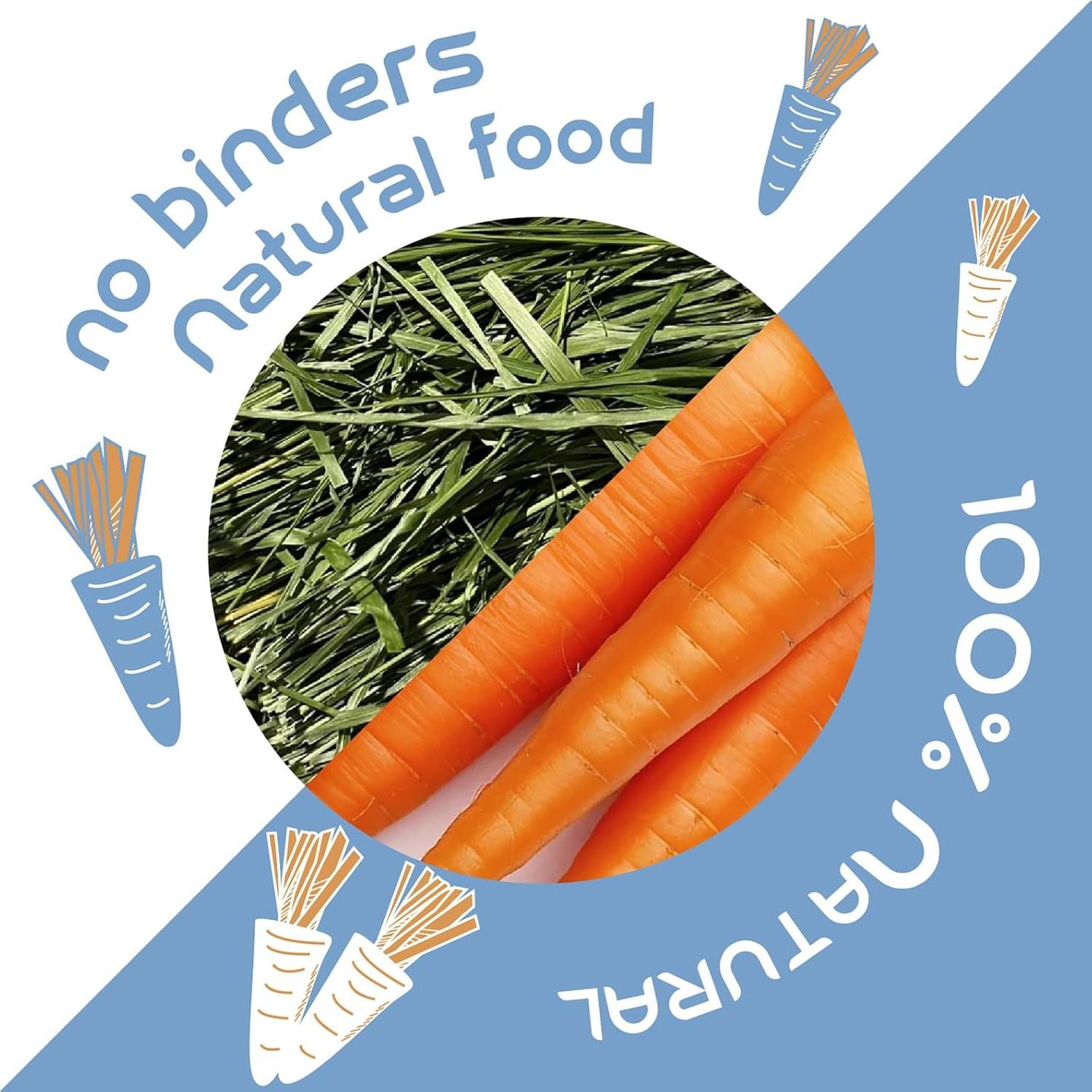 Snacks de Masticar de Zanahoria para Mascotas Pequeñas 7pcs