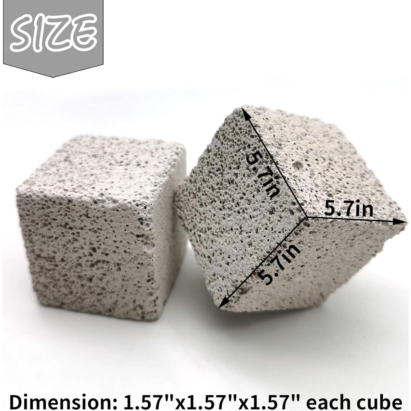 20 Pcs Bloques de Lava Hamiledyi para Chinchillas y Conejos