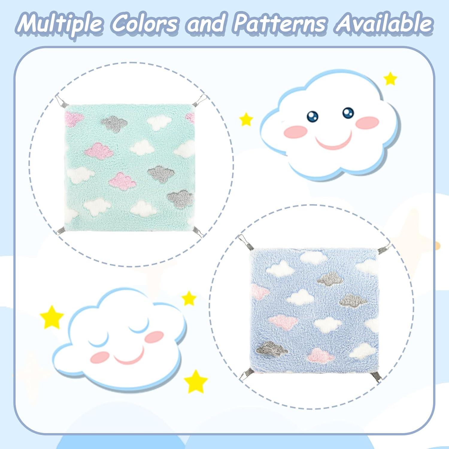 Hamacas para Ratas Fuzzivator 2 Pcs Verde Azul 29x29 cm