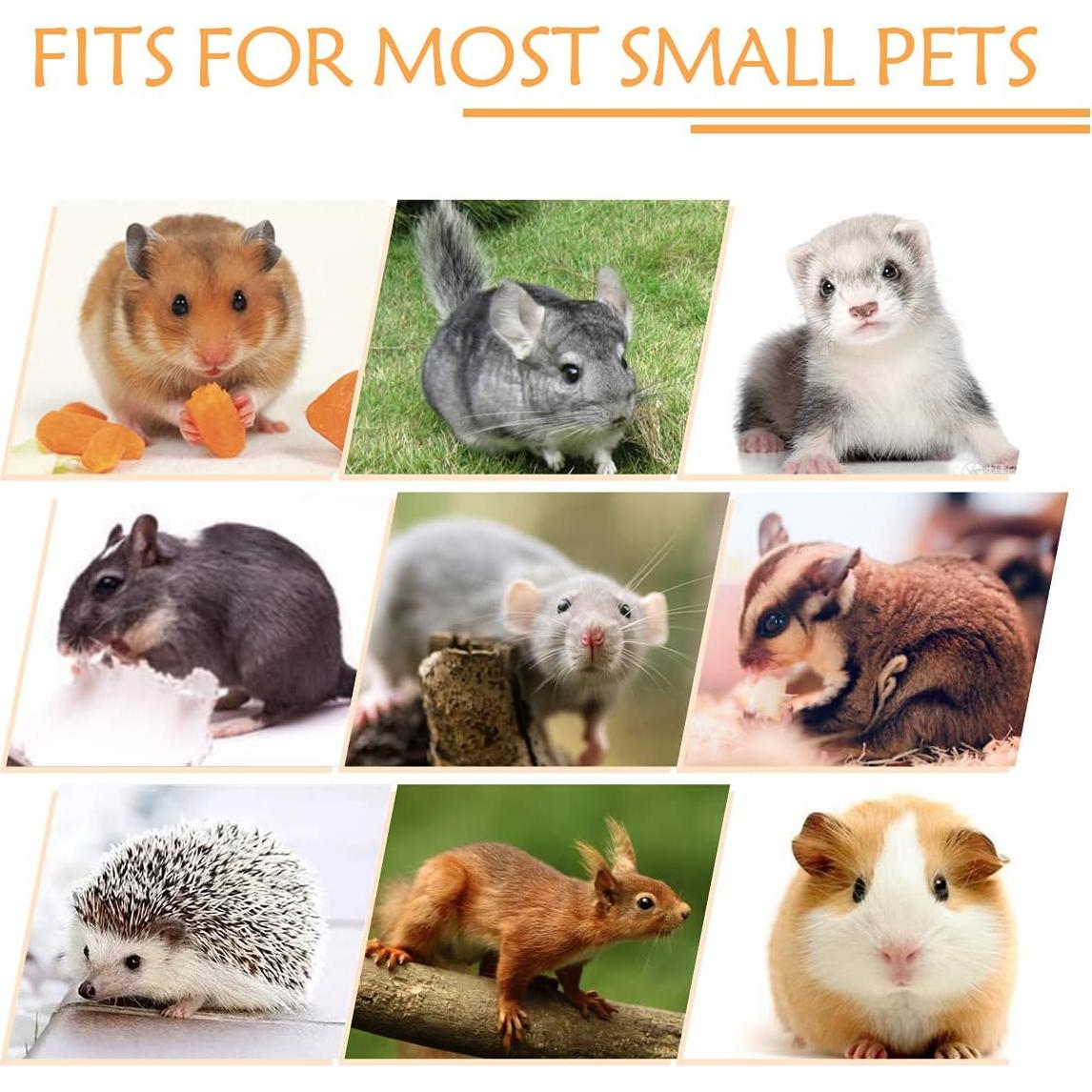 Cama y túnel colgante LEFTSTARER para hurones y cobayas