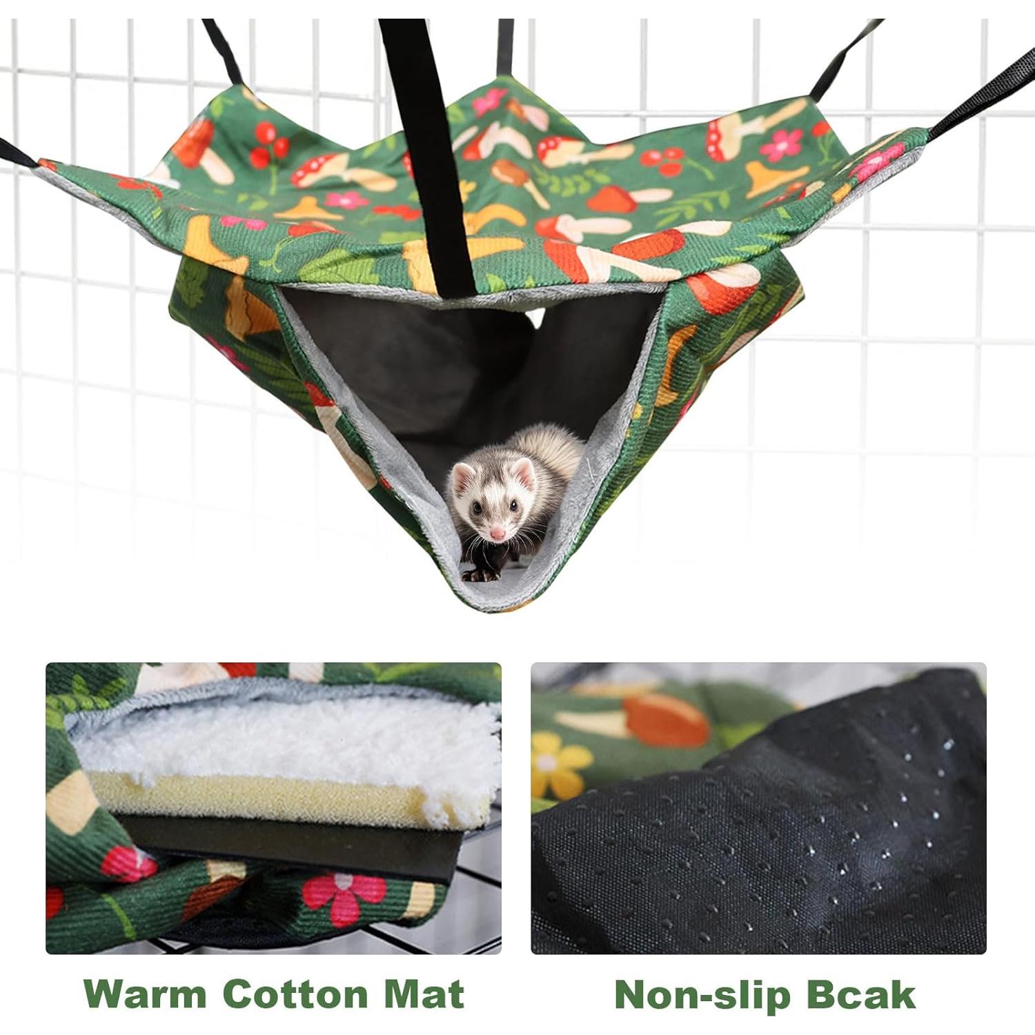 Juego de Hamacas para Hurones PRRPRR 4 Piezas Lavables