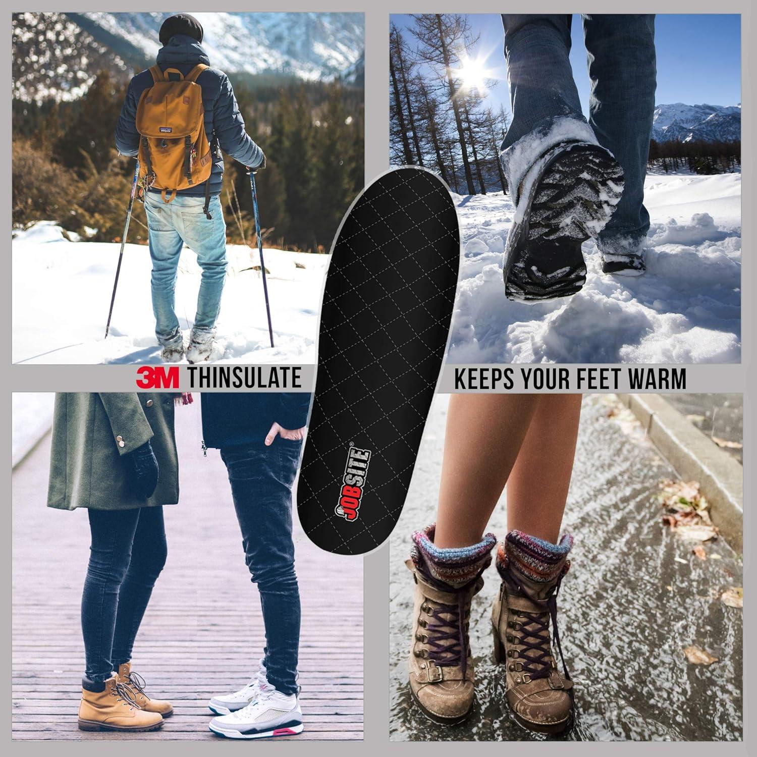 Plantillas Térmicas JobSite Warm Feet - Aislamiento 3M Thinsulate