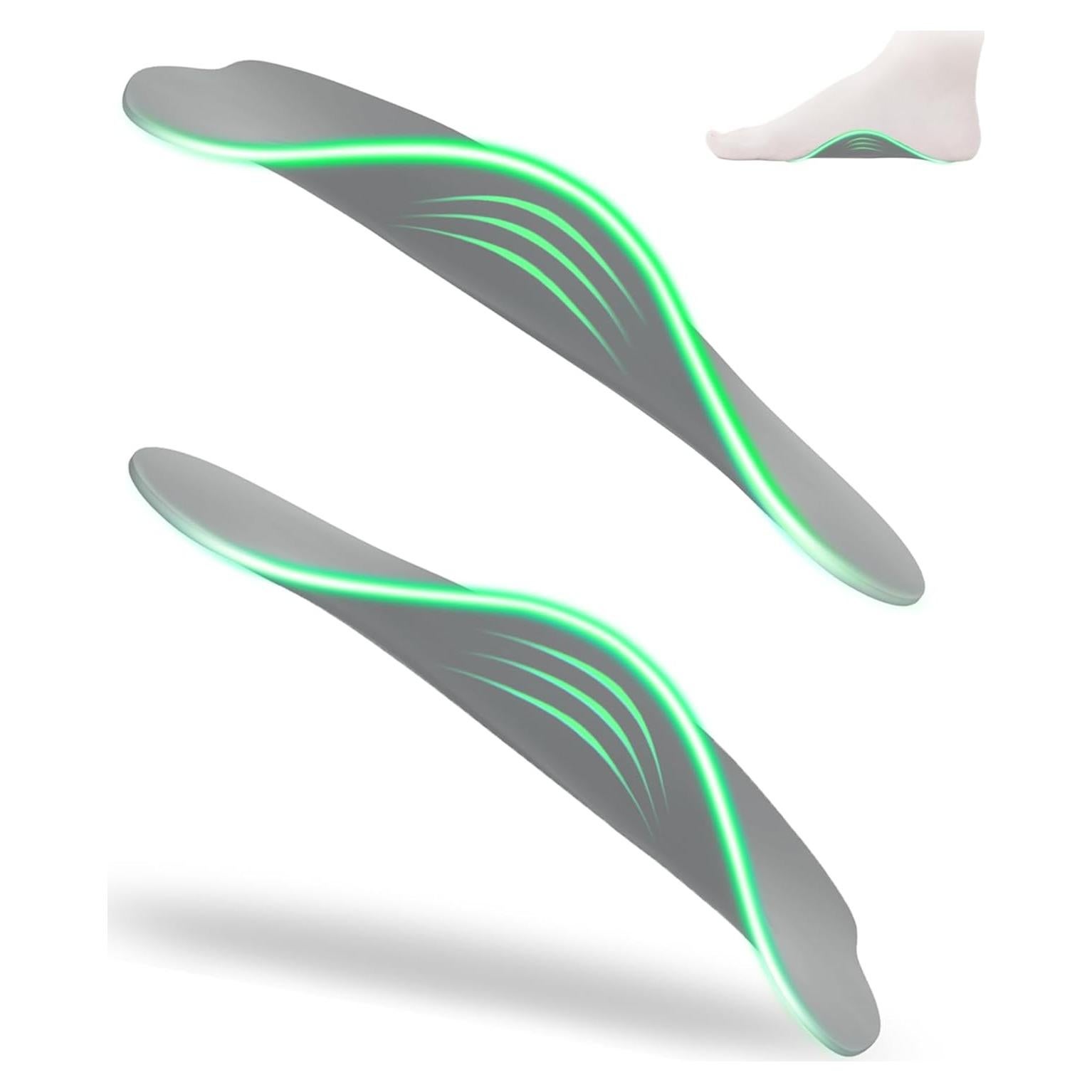 Plantillas Soporte Arco OUOKK 3/4 para Fascitis Plantar