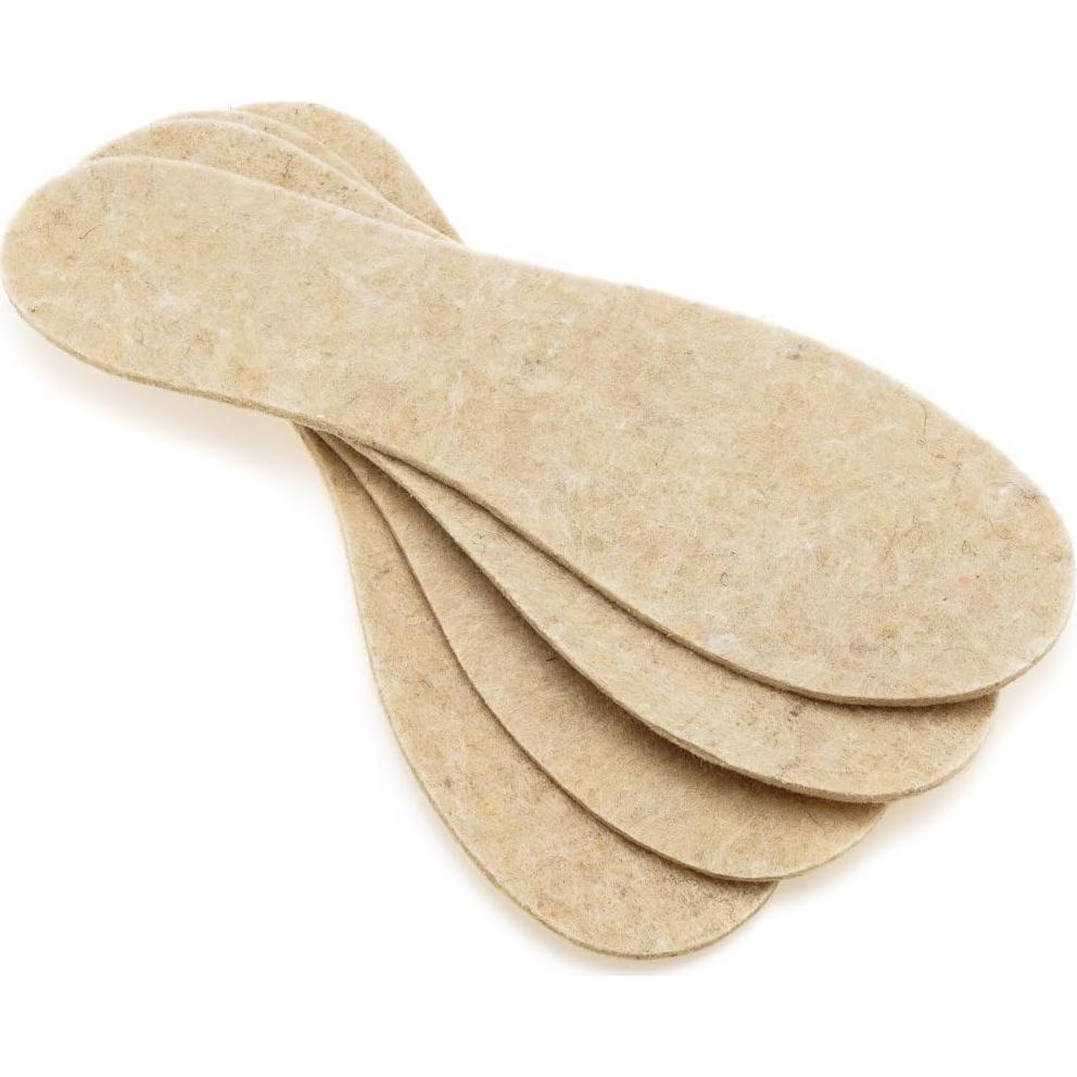 Plantillas de fieltro LAMBAA 2 pares lana de oveja unisex