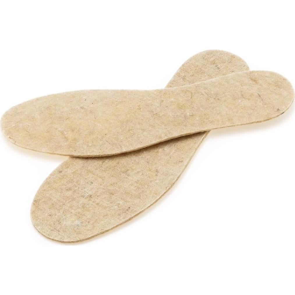 Plantillas de fieltro LAMBAA 2 pares lana de oveja unisex