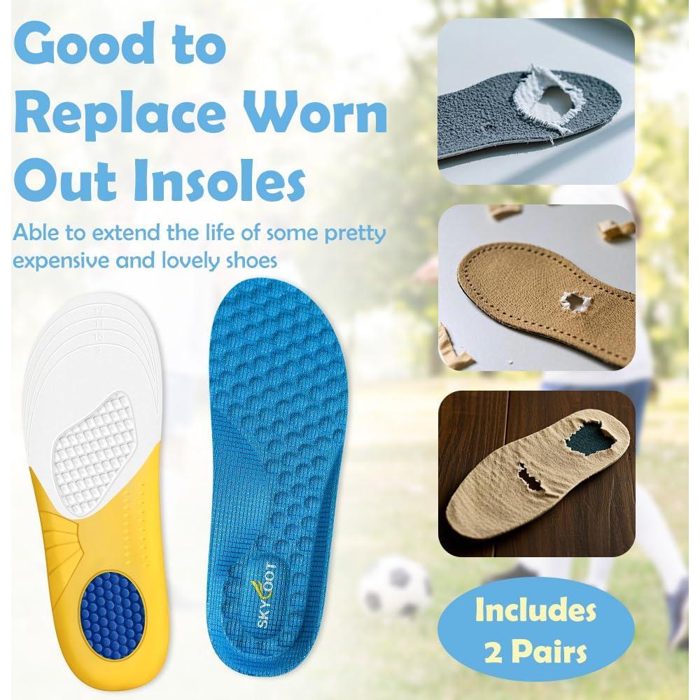 Plantillas para Zapatos Skyfoot Niños 2 Pares Transpirables