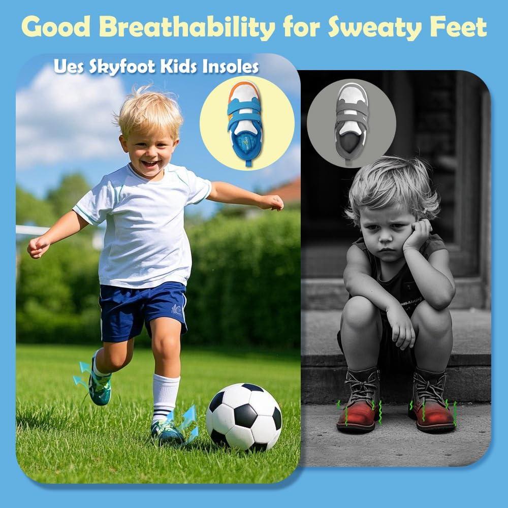Plantillas para Zapatos Skyfoot Niños 2 Pares Transpirables