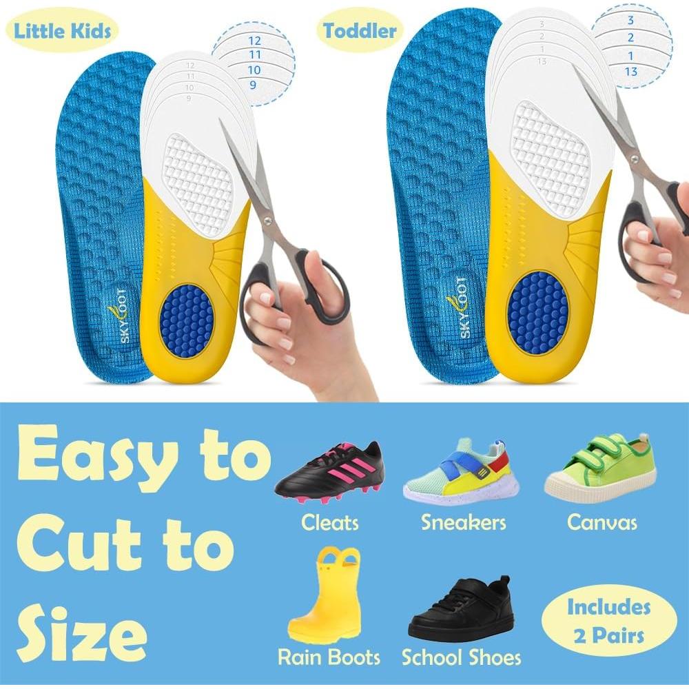 Plantillas para Zapatos Skyfoot Niños 2 Pares Transpirables