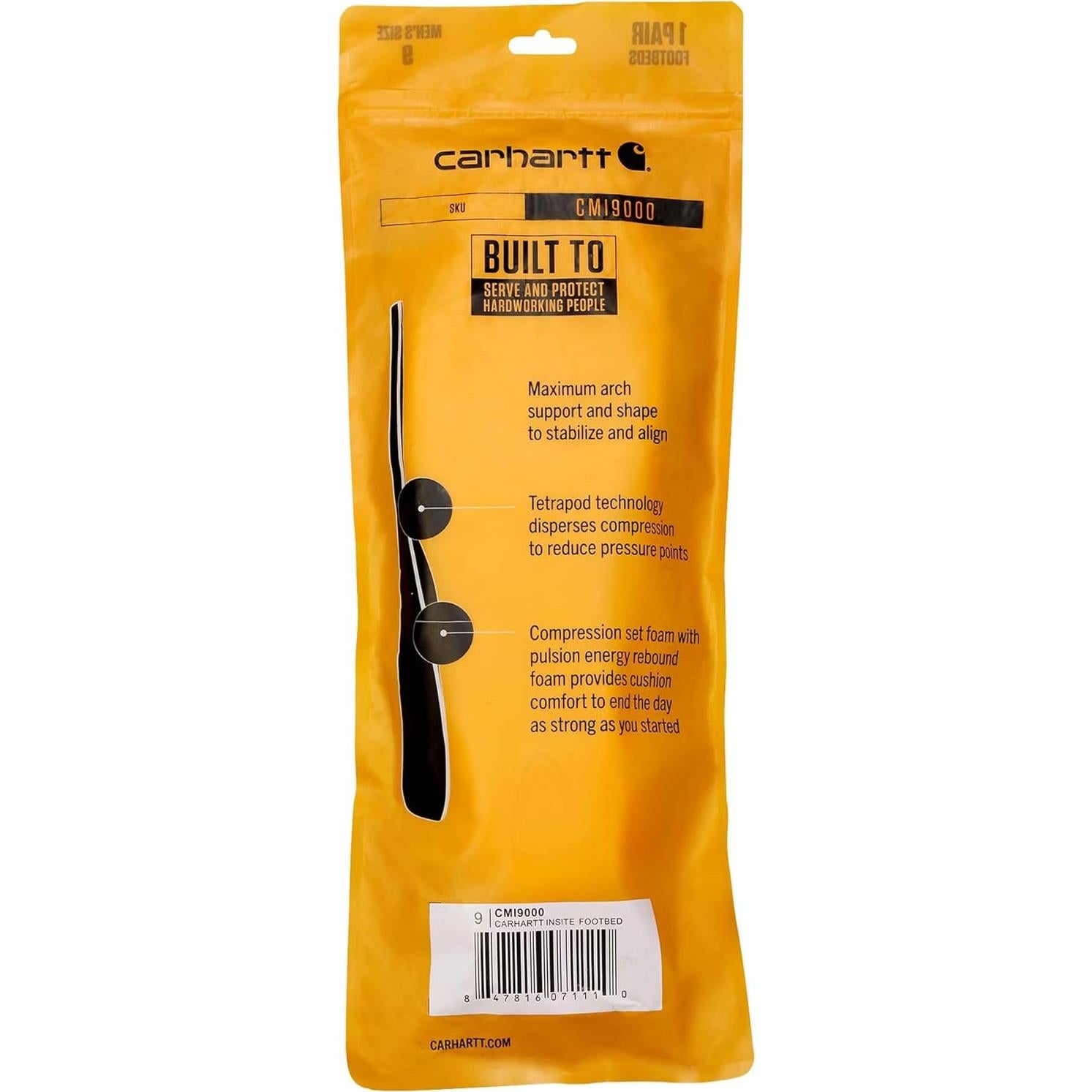 Plantilla CMI9000 Carhartt para Hombre Talla 12-12.5