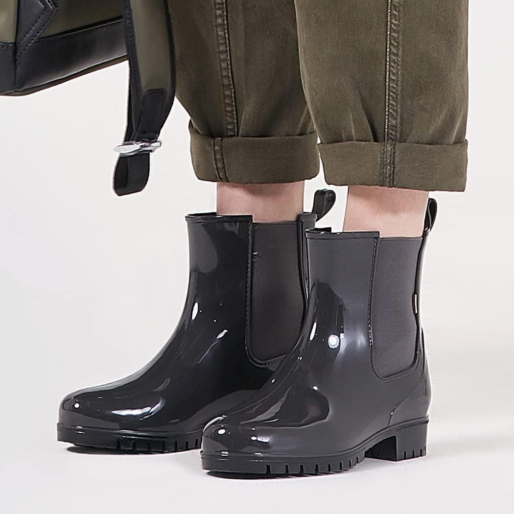 Botas de lluvia cortas Planone para mujeres - Antideslizantes