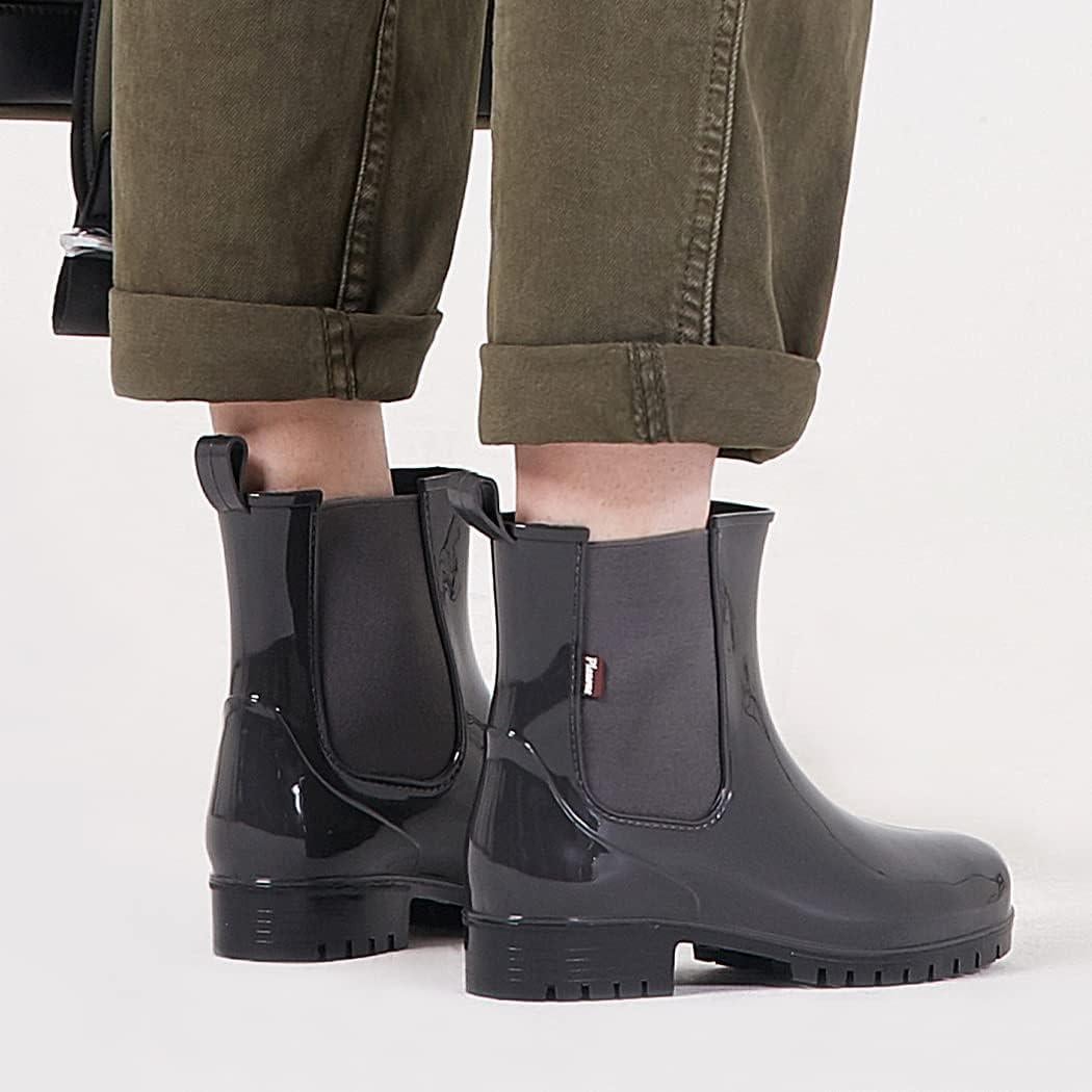 Botas de lluvia cortas Planone para mujeres - Antideslizantes