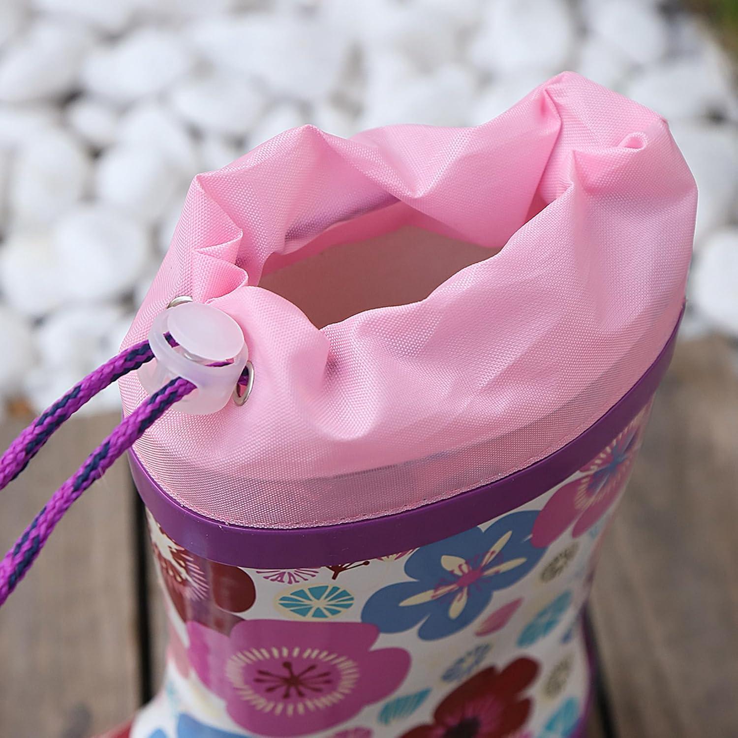 Botas de lluvia impermeables para niños - Goma Floral 12
