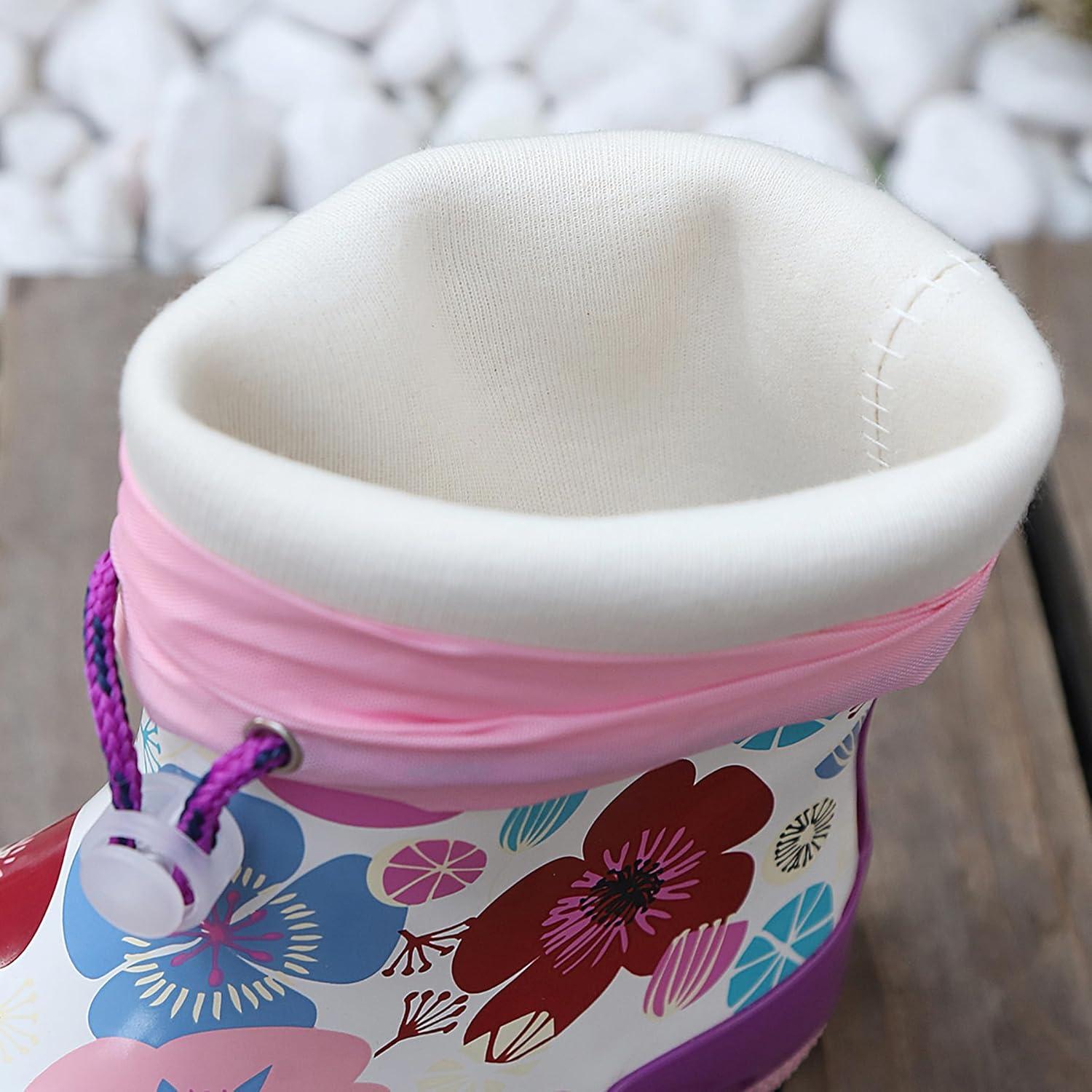 Botas de lluvia impermeables para niños - Goma Floral 12