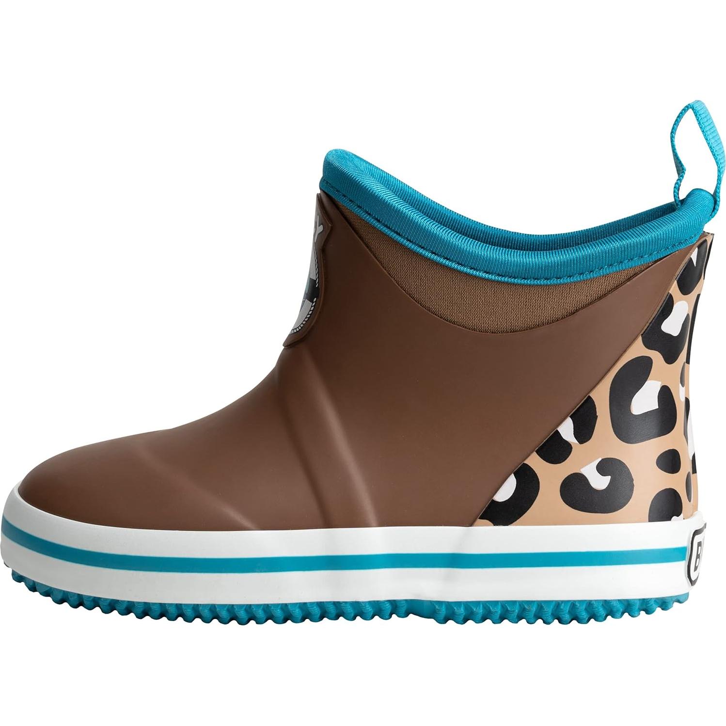 Botas de lluvia Buoy para niños, estampado guepardo, talla 8