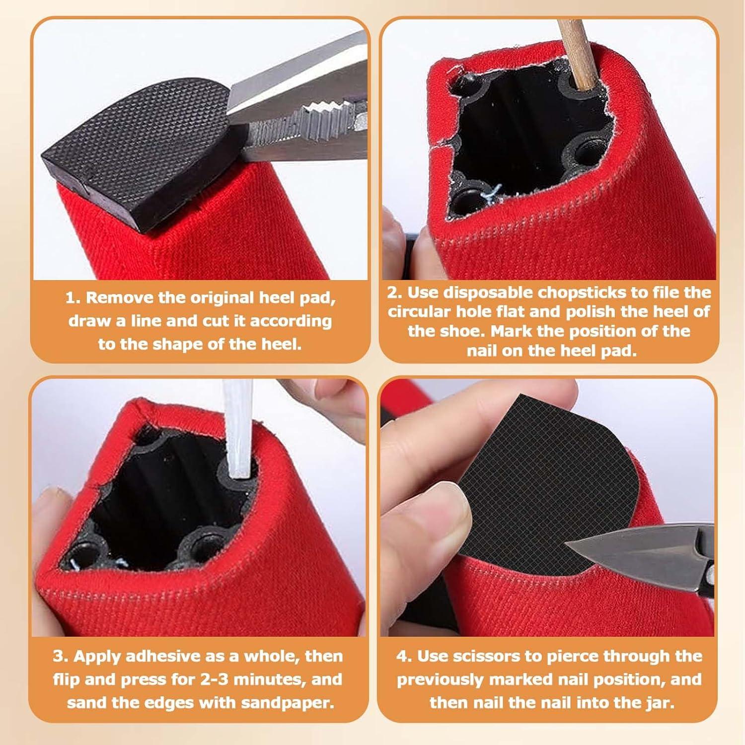 Parches Antideslizantes para Tacones Altos Pretwad - 4 Pcs