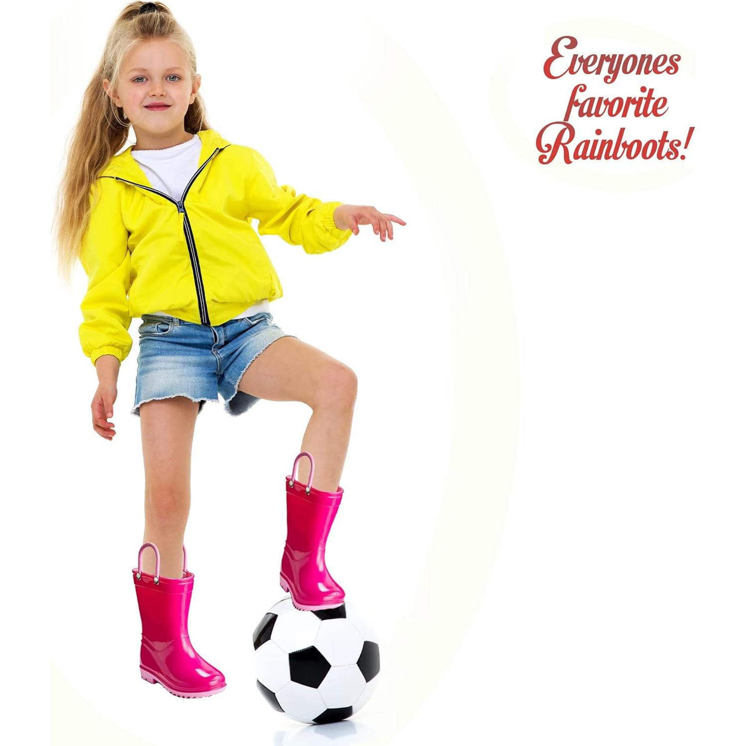 Botas de lluvia para niños Puddle Play PVC - Impermeables y livianas