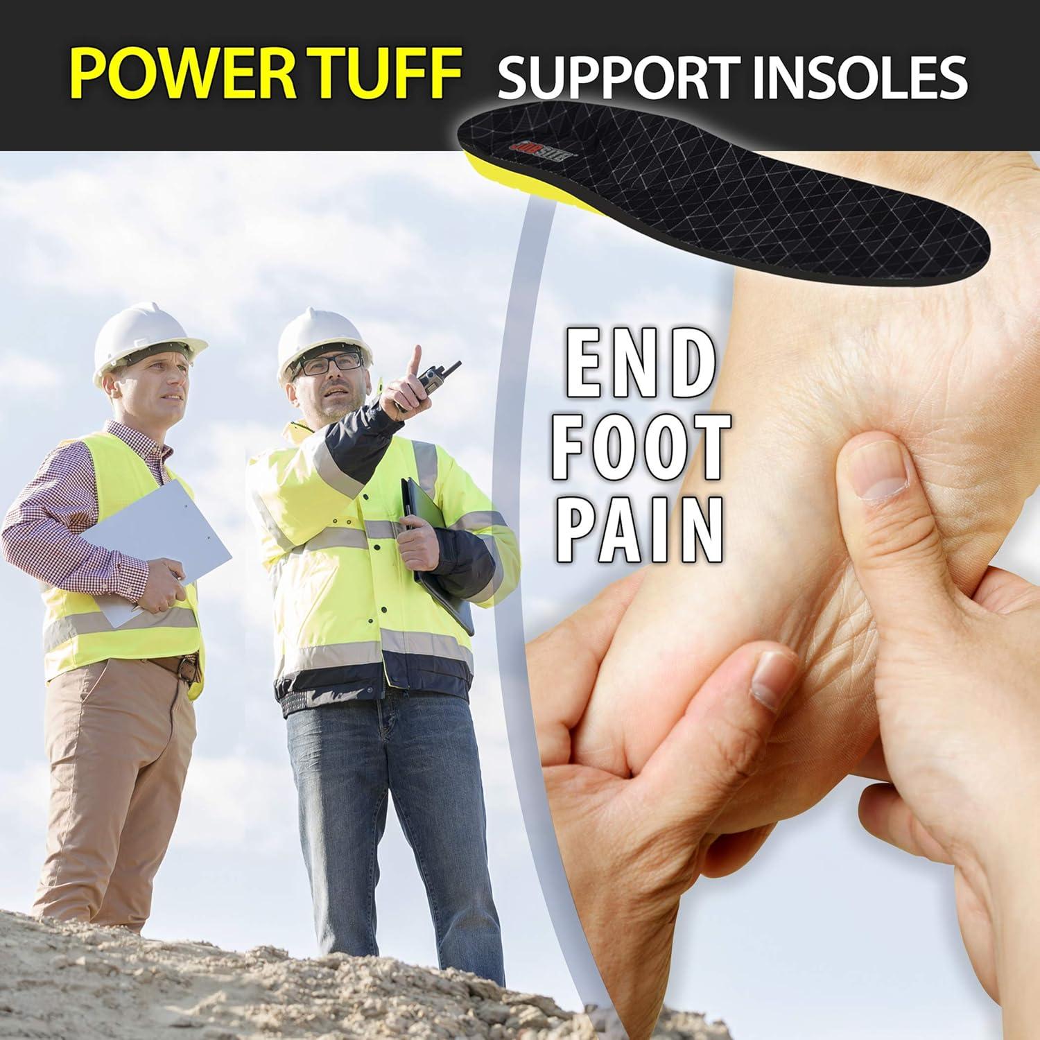 Plantillas ortopédicas JobSite Power Tuff Anti-Fatiga Grande