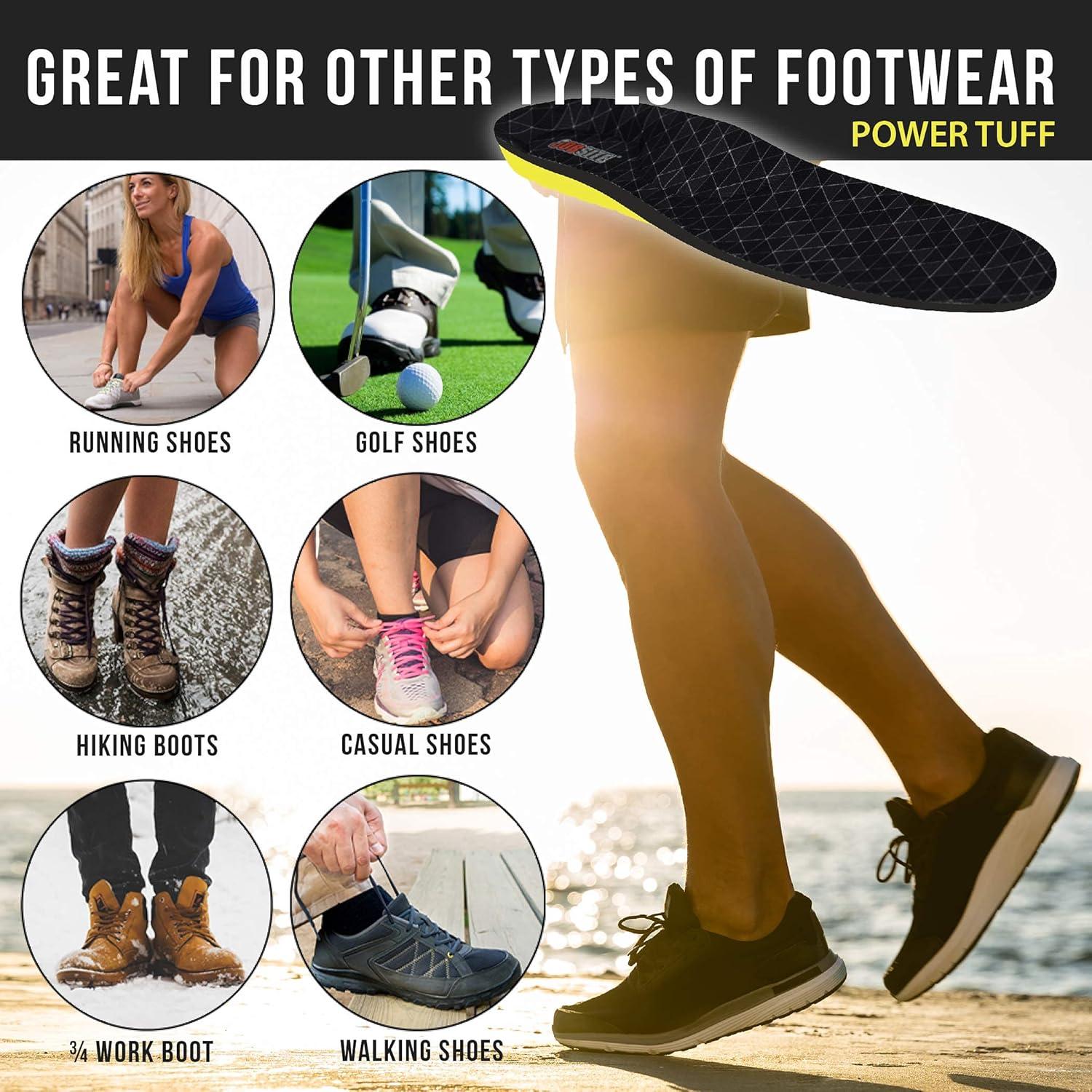 Plantillas ortopédicas JobSite Power Tuff Anti-Fatiga Grande