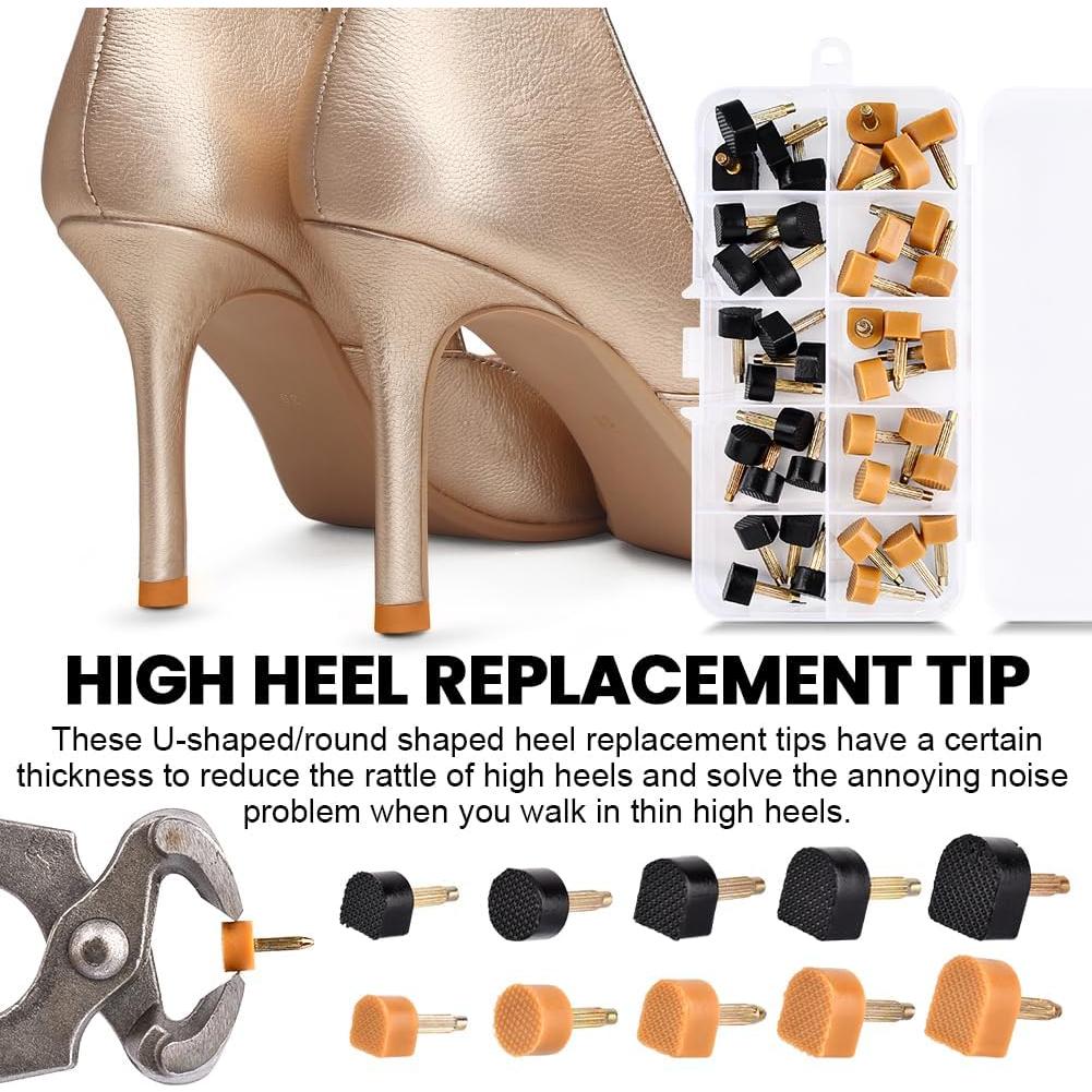Kit de Puntas de Reemplazo para Tacones Altos QWLWBU - 20 Pares