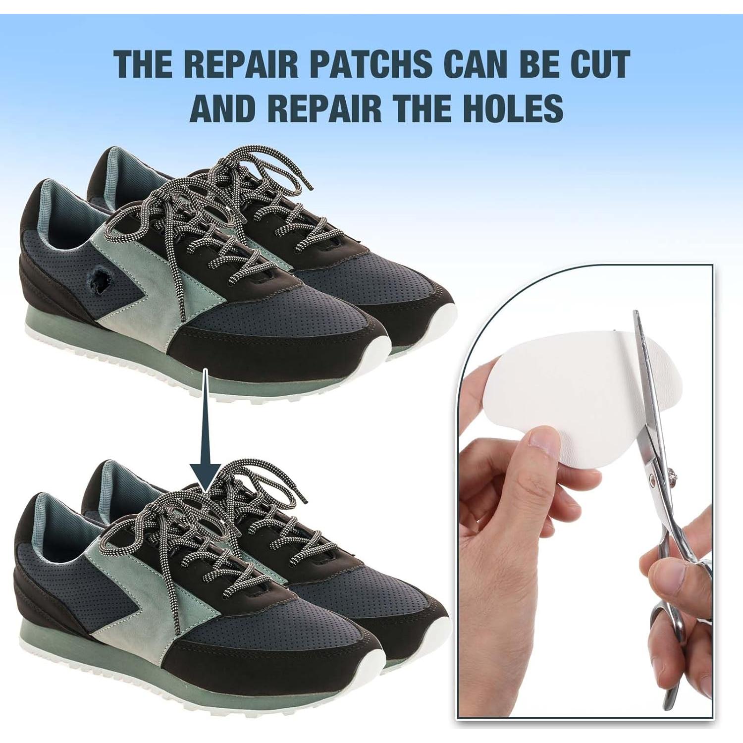 24 Parches Reparación Tacones Zapatos COMNICO Autoadhesivos