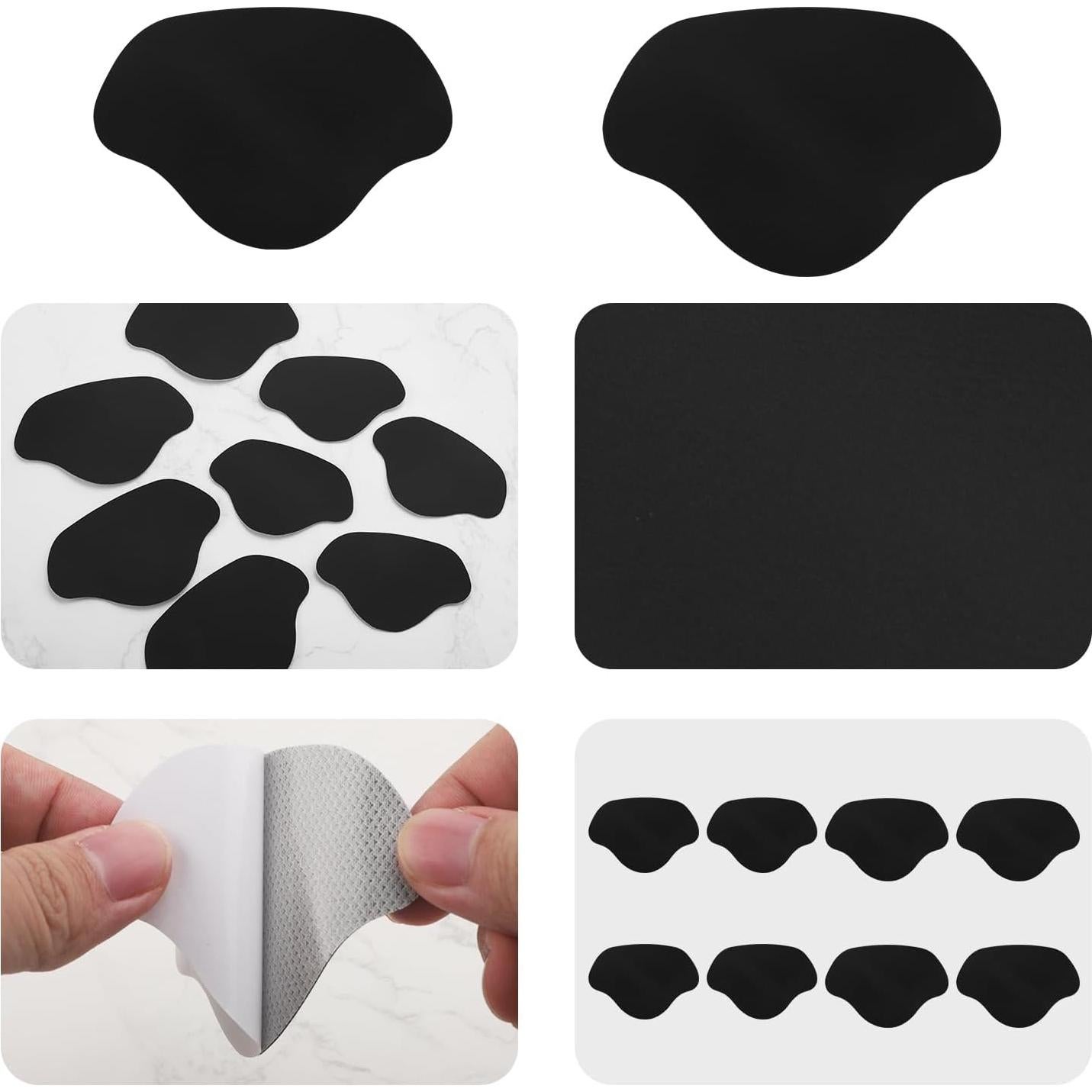 8 Parches Autoadhesivos para Reparación de Tacones de Zapatos - Gosknor