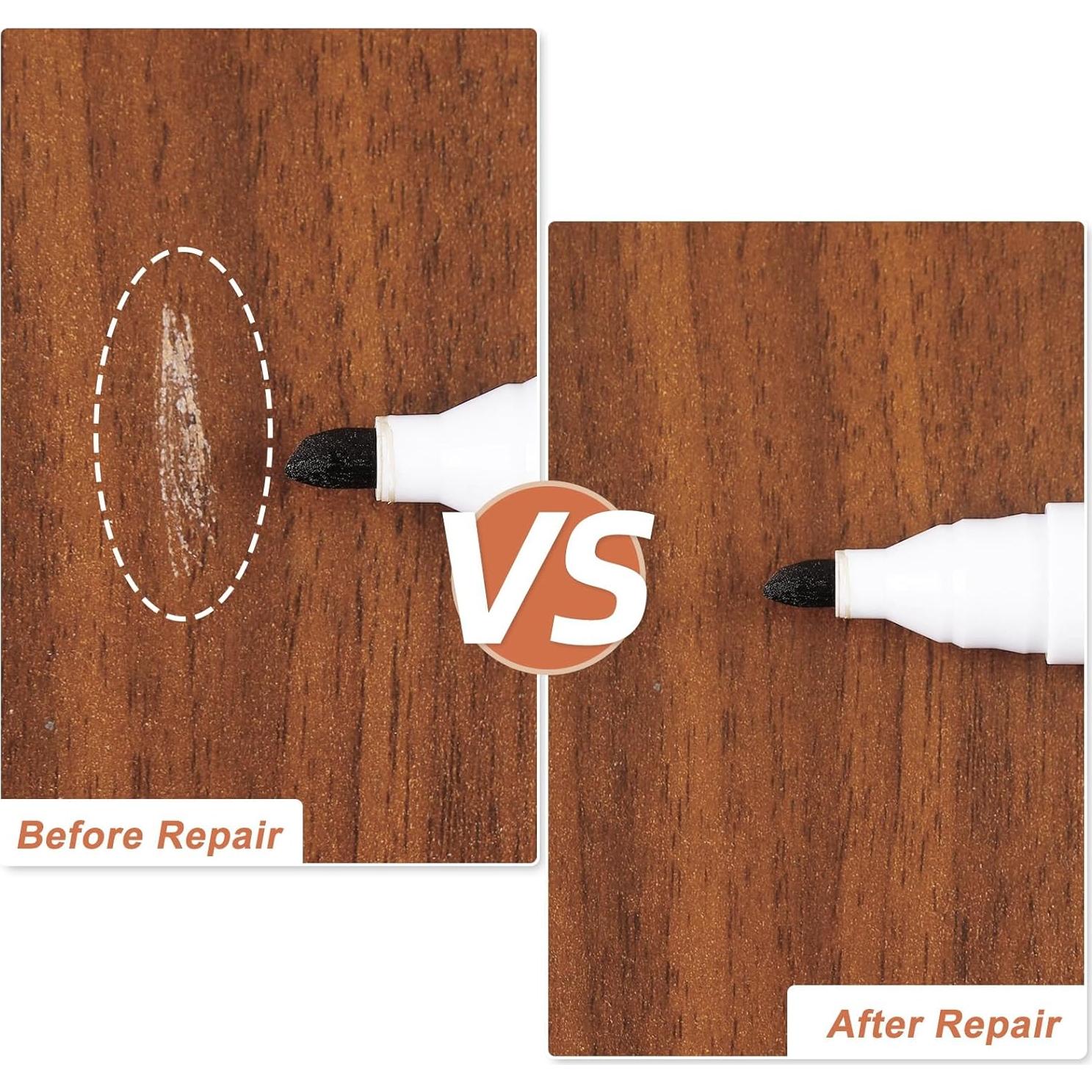 Kit de Reparación de Madera DEWEL 39 Piezas 18 Colores