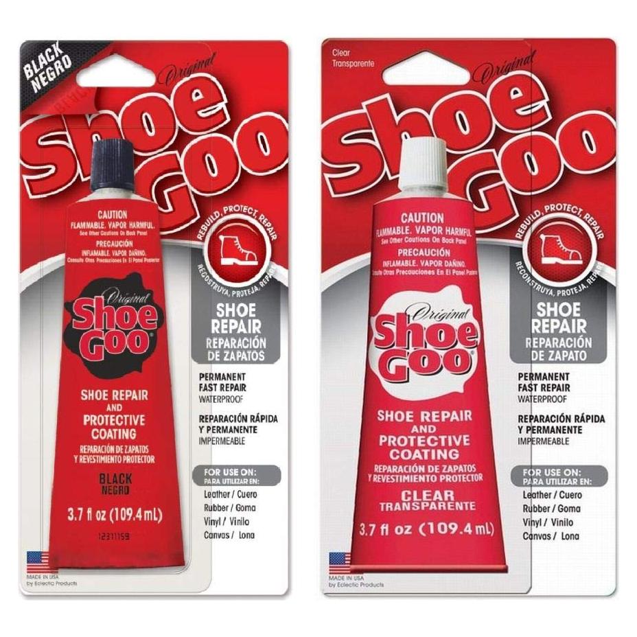 Reparación de Zapatos Shoe Goo 2 Pack 104.9 g (Transp. y Negro)