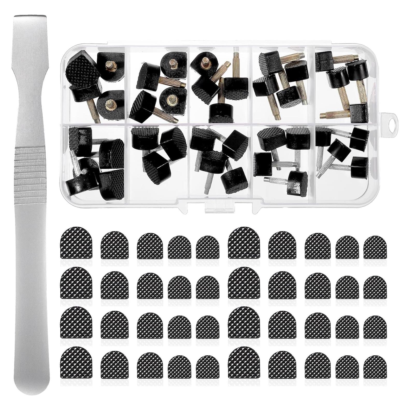 Kit de Reparación de Tacones Altos Tucnoeu - 20 Pares de Tapas