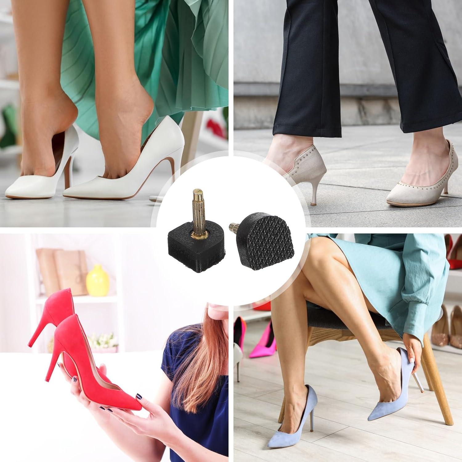 Kit de Reparación de Tacones Altos Tucnoeu - 20 Pares de Tapas