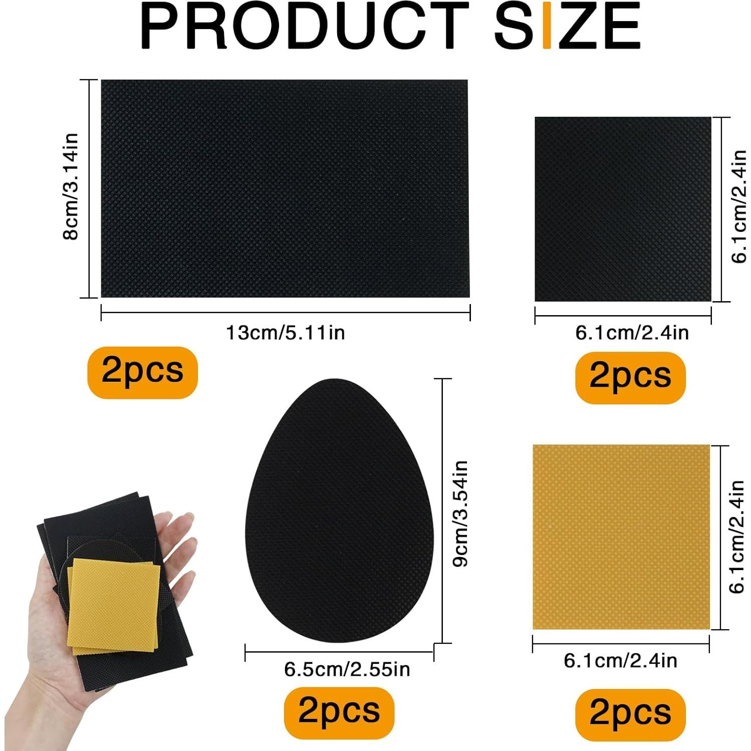 8 Piezas Tapas de Tacón Goma CHICWIN - Antideslizantes