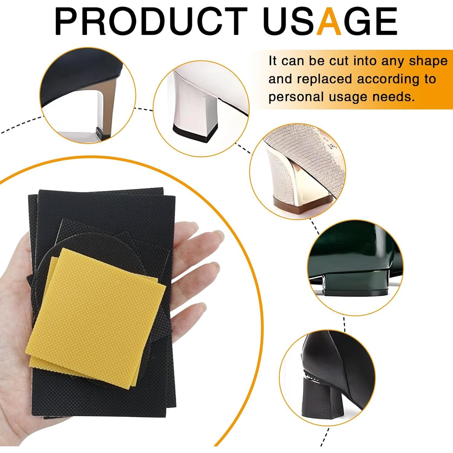 8 Piezas Tapas de Tacón Goma CHICWIN - Antideslizantes