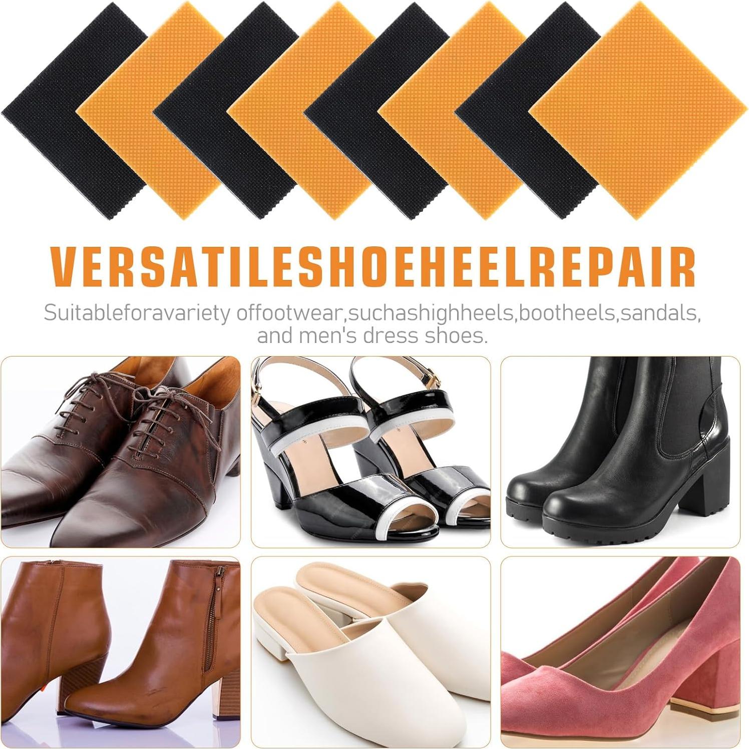 16 Piezas Reemplazo Tacón de Goma Antideslizante HJZHII 6.2cm